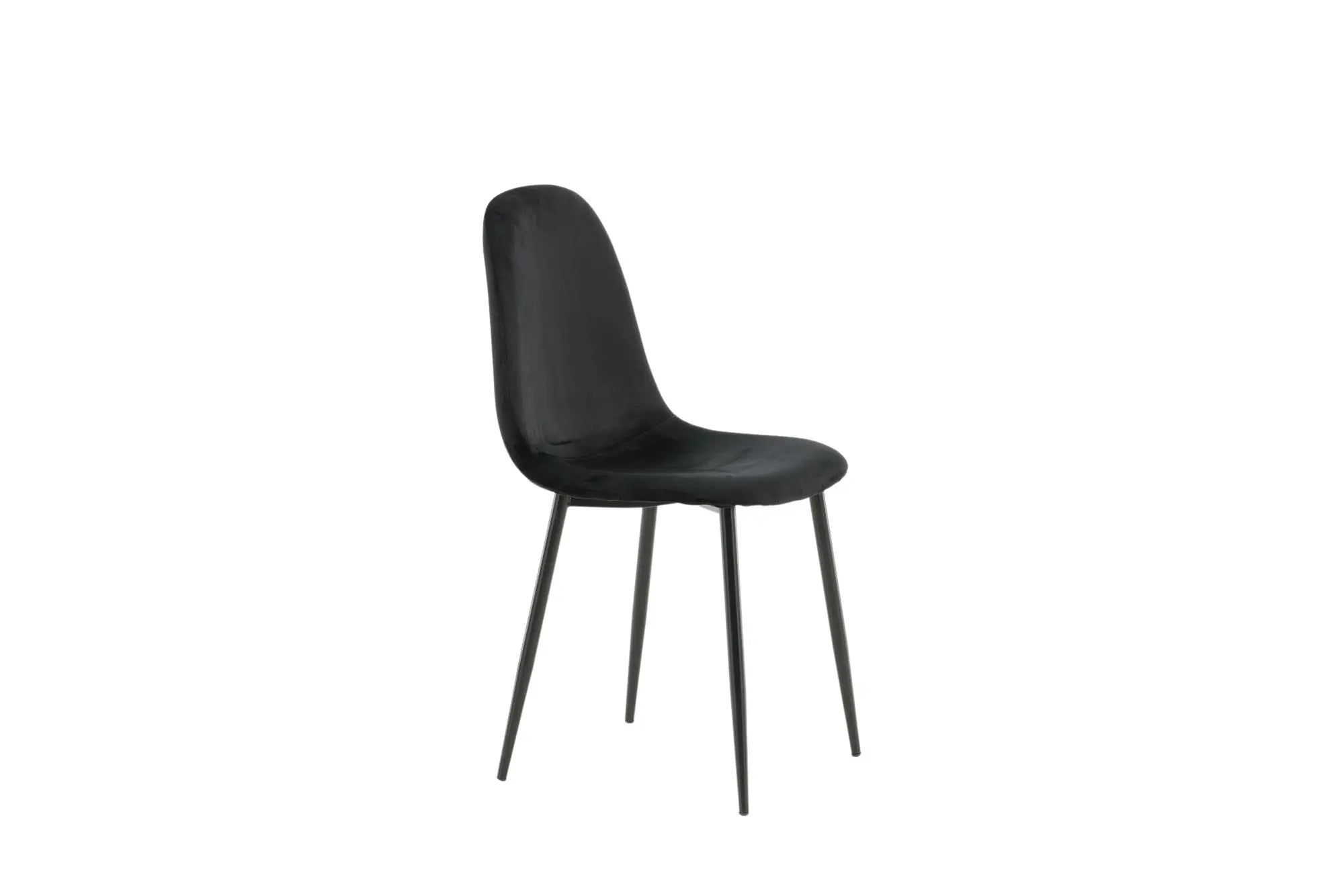 Lot de 2 chaises de salle à manger Polar - 53 x 88 x 46 - Polyester Velvet