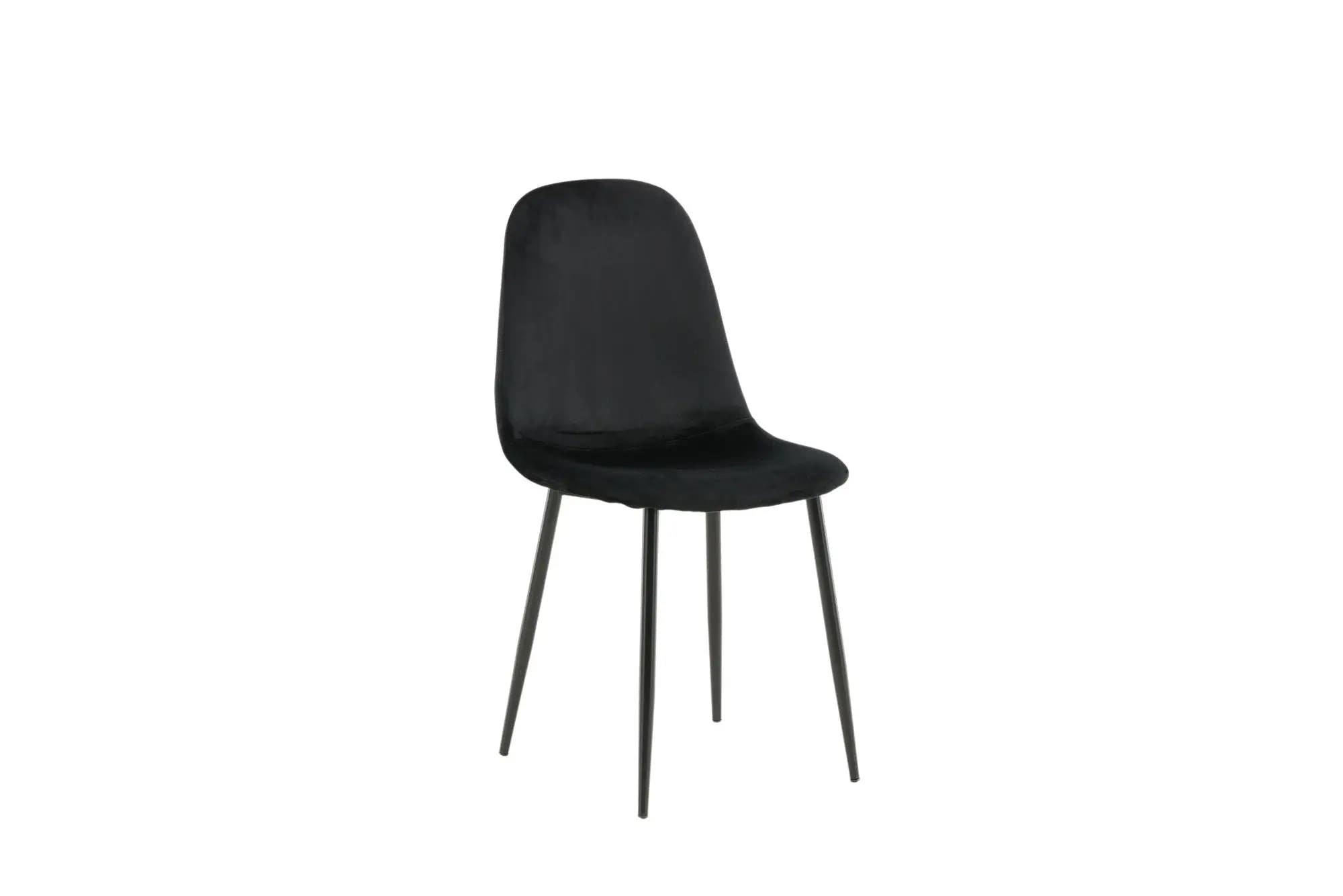 Lot de 2 chaises de salle à manger Polar - 53 x 88 x 46 - Polyester Velvet