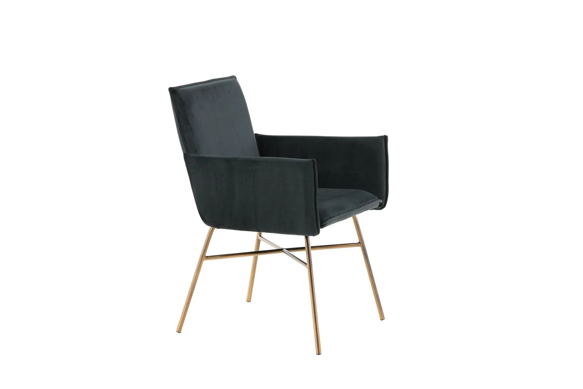 Chaise de salle à manger Petra - 60 x 87 x 57 - Polyester Velvet