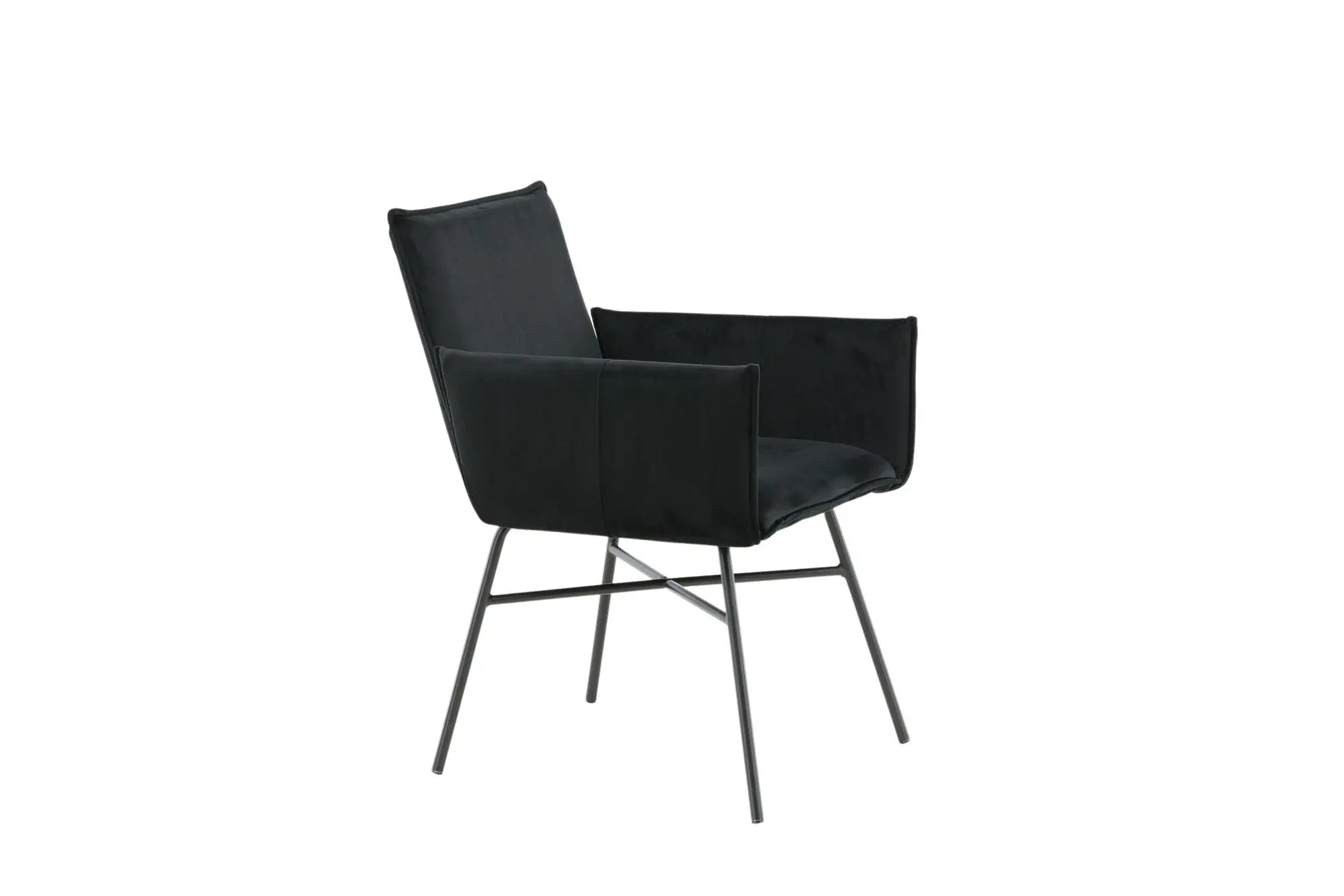 Chaise de salle à manger Petra - 60 x 87 x 57 - Polyester Velvet