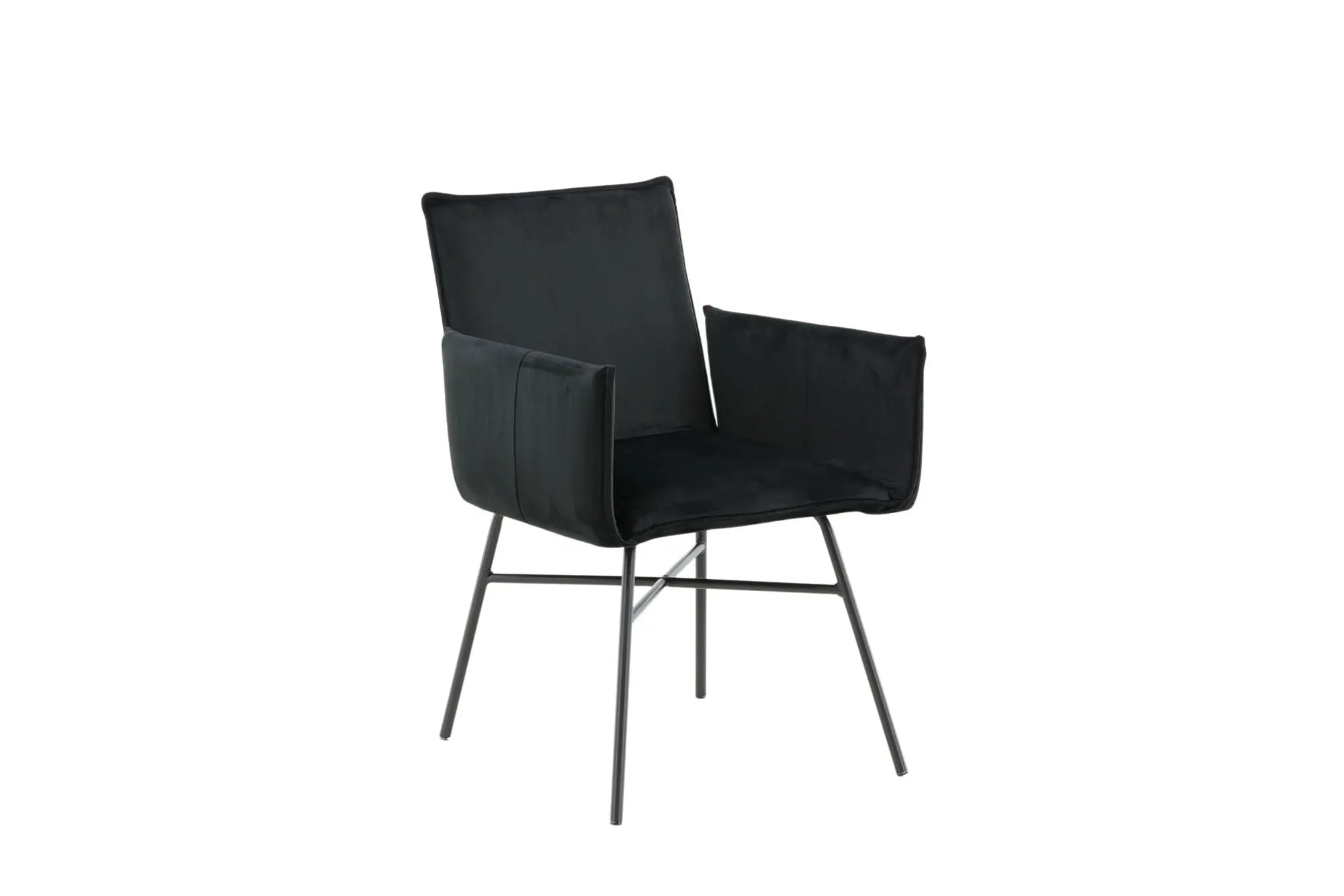 Chaise de salle à manger Petra - 60 x 87 x 57 - Polyester Velvet