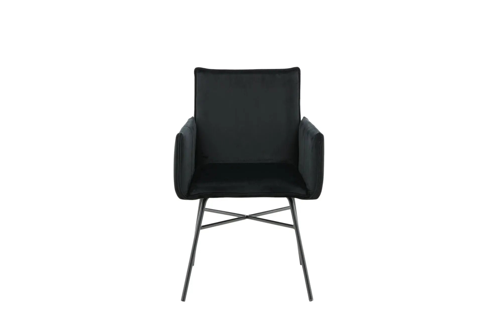 Chaise de salle à manger Petra - 60 x 87 x 57 - Polyester Velvet