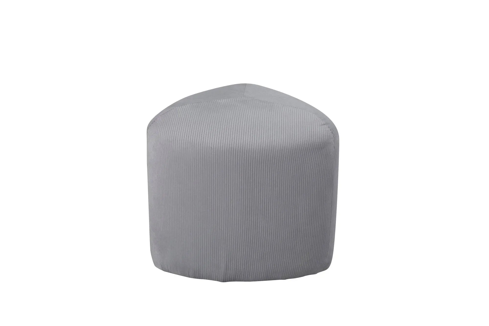 Pouf Peg - ø46 - Polyester velours côtelé