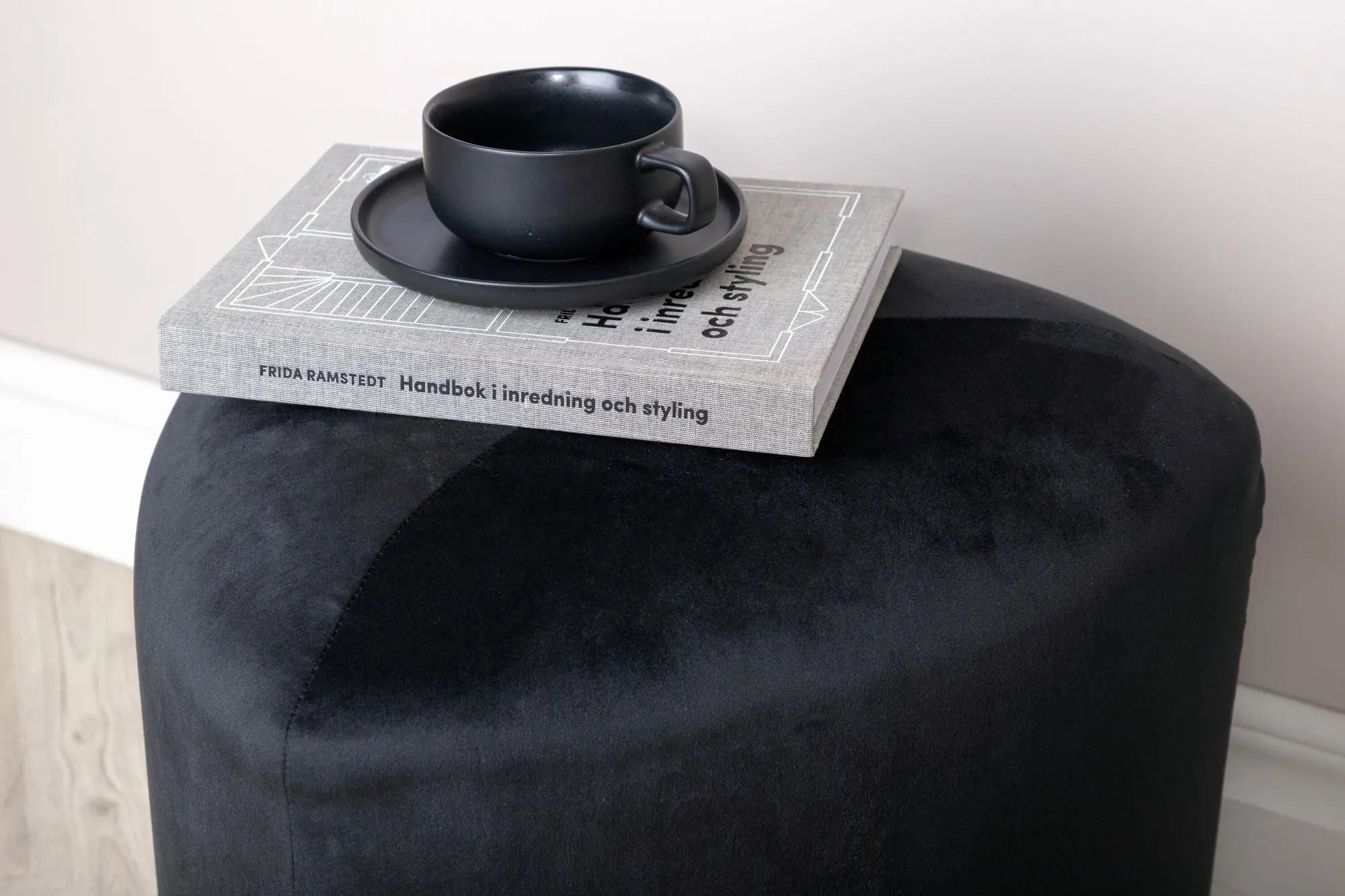Pouf Peg - ø46 - Polyester Velvet