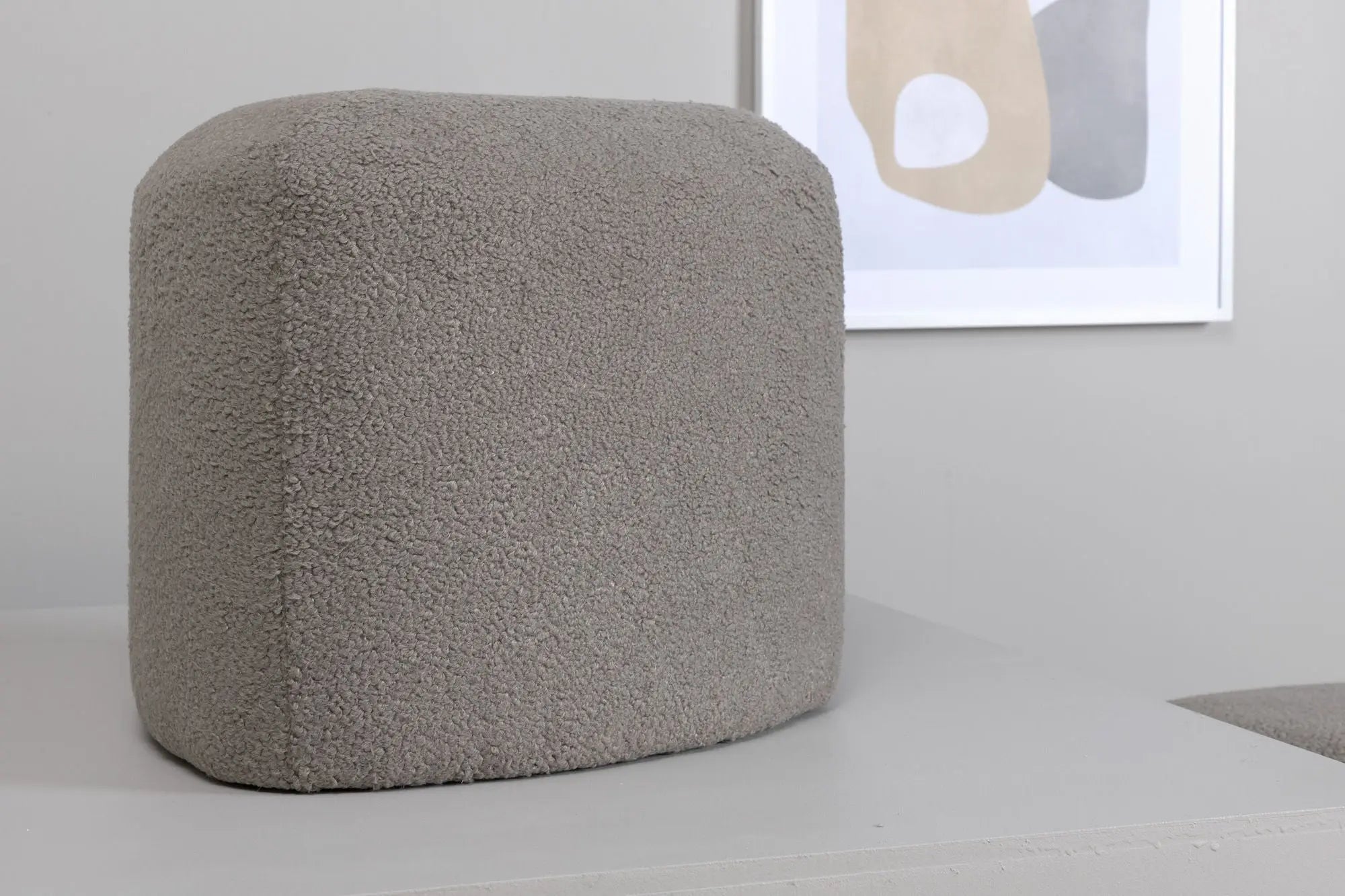 Pouf Peg - ø46 - Nounours en polyester