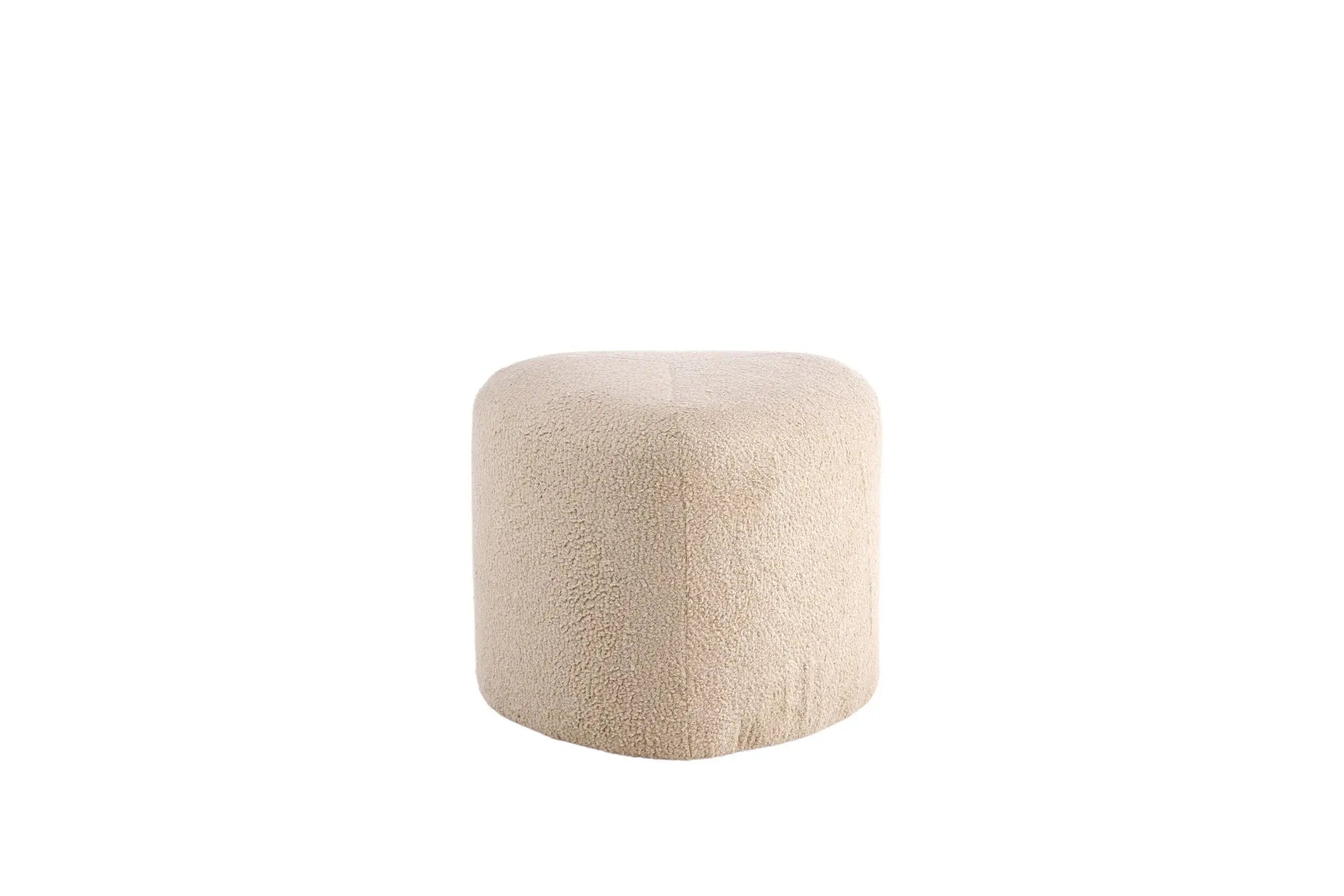 Pouf Peg - ø46 - Nounours en polyester