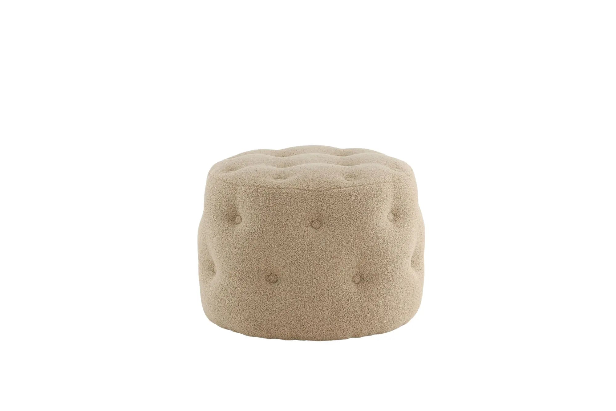 Pouf Benjamin - ø55 - Nounours en polyester