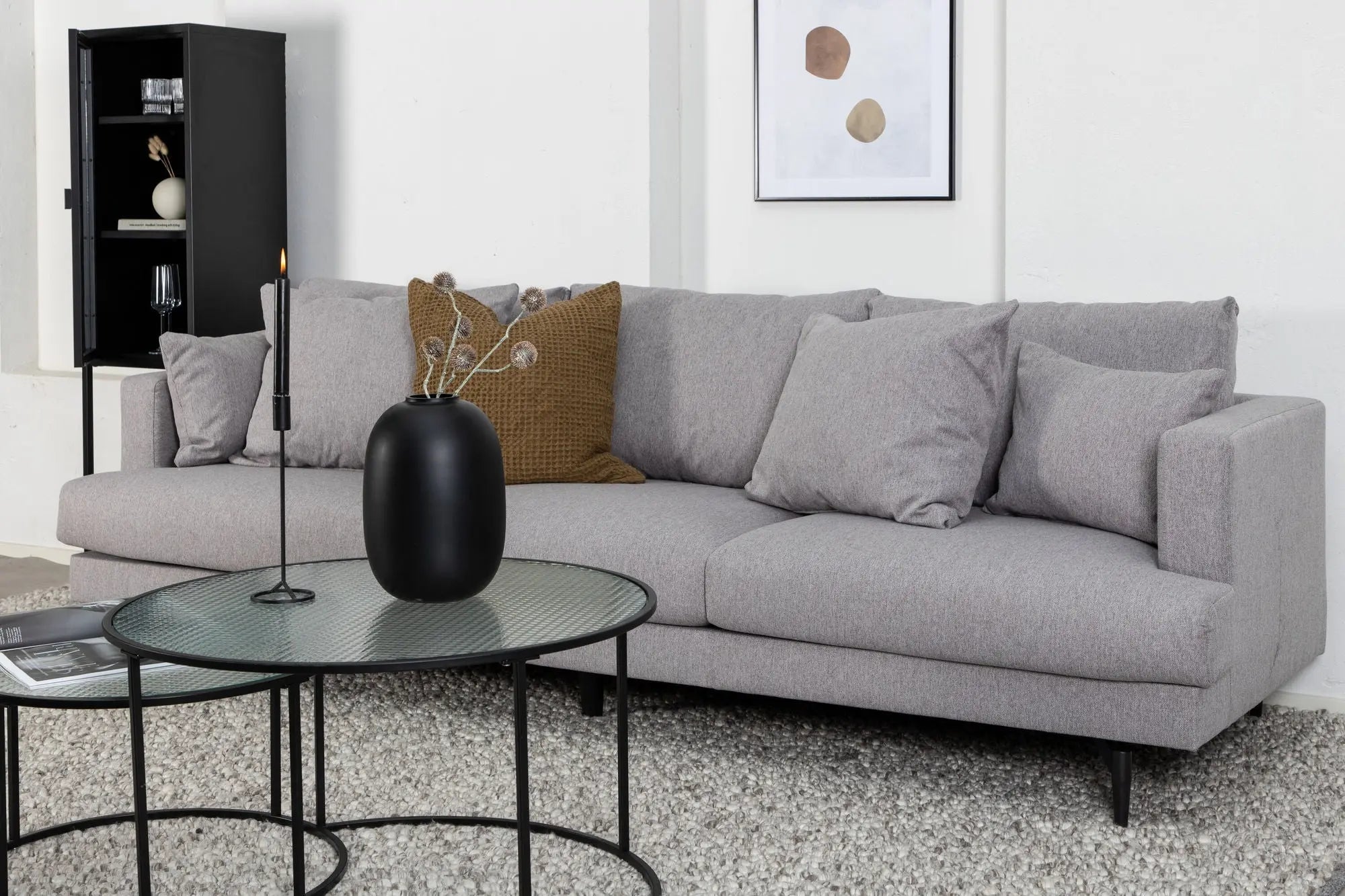 Canapé Sofia - 260 x 88 - Polyester