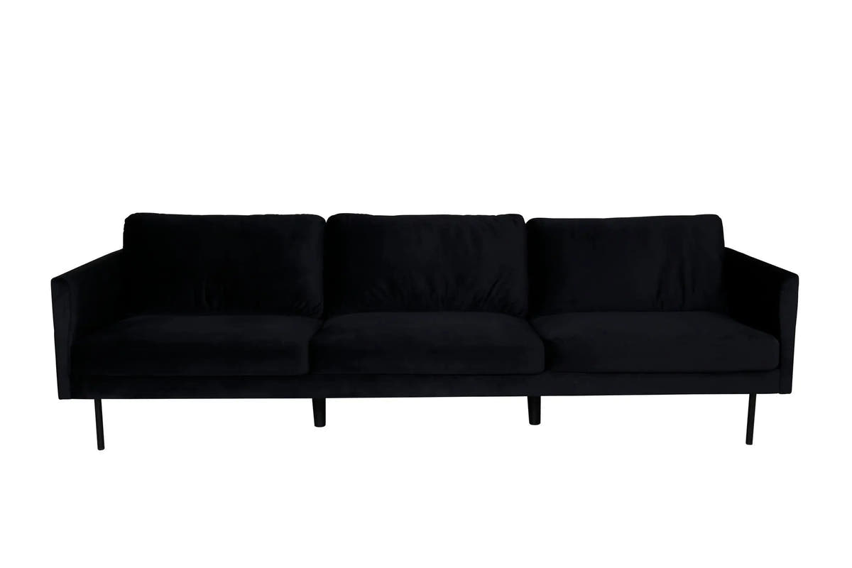 Canapé 3 places Zoom - 260 x 80 - Polyester Velvet