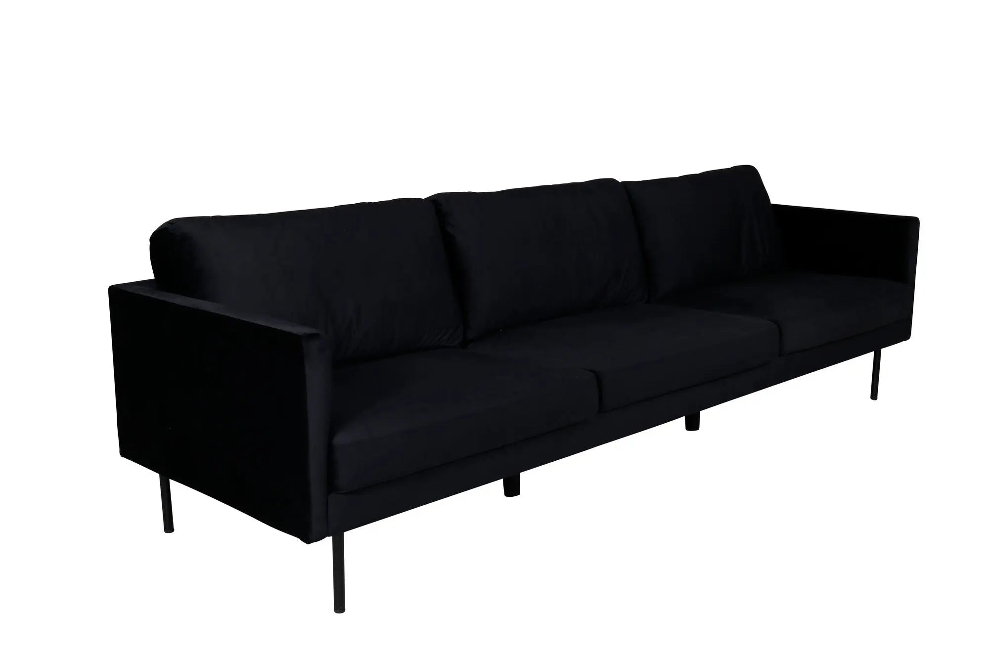 Canapé 3 places Zoom - 260 x 80 - Polyester Velvet