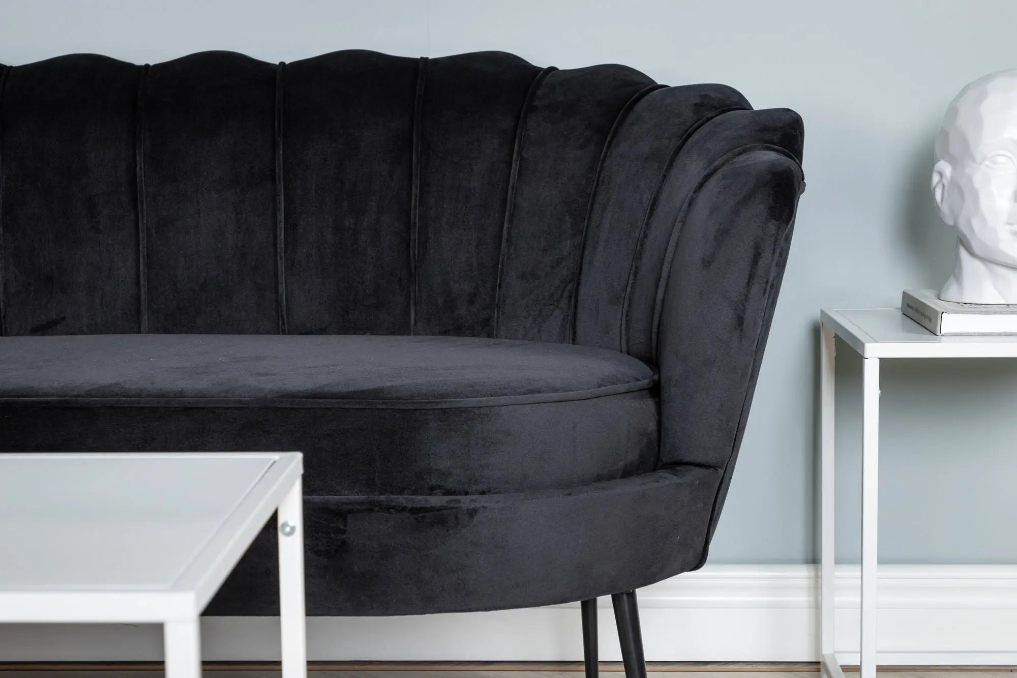 Canapé 3 places Calais - 180 x 78 - Polyester Velvet