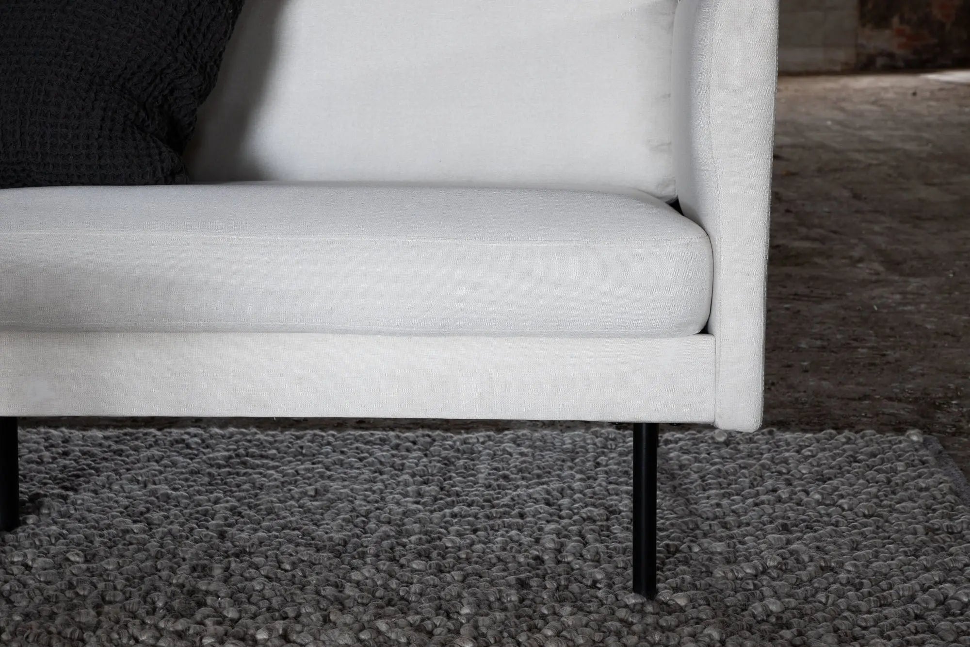 Canapé 3 places Zoom - 260 x 80 - Polyester