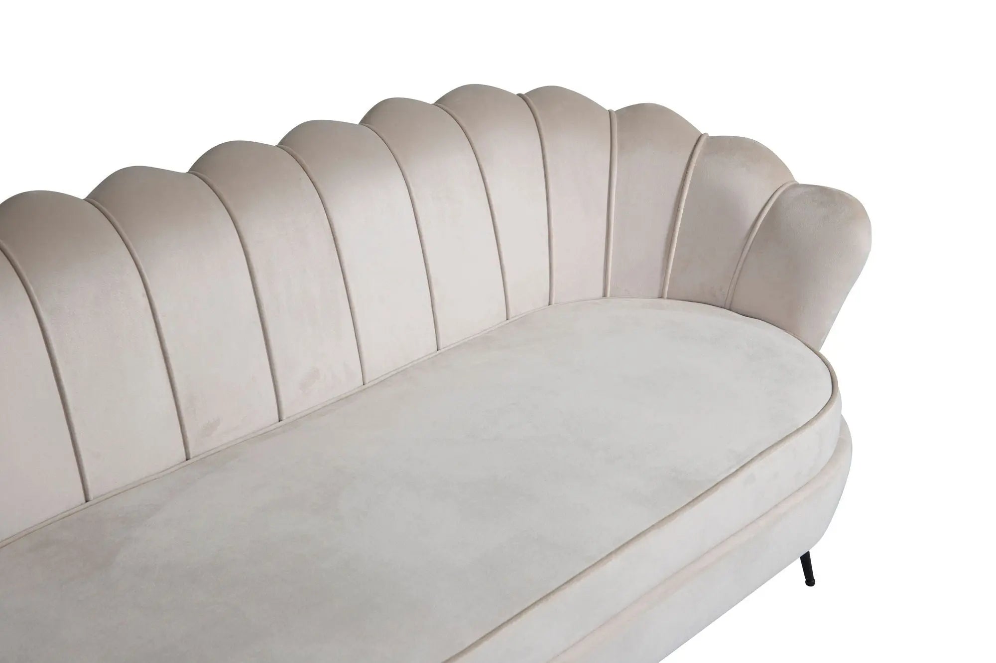 Canapé 3 places Calais - 180 x 78 - Polyester Velvet
