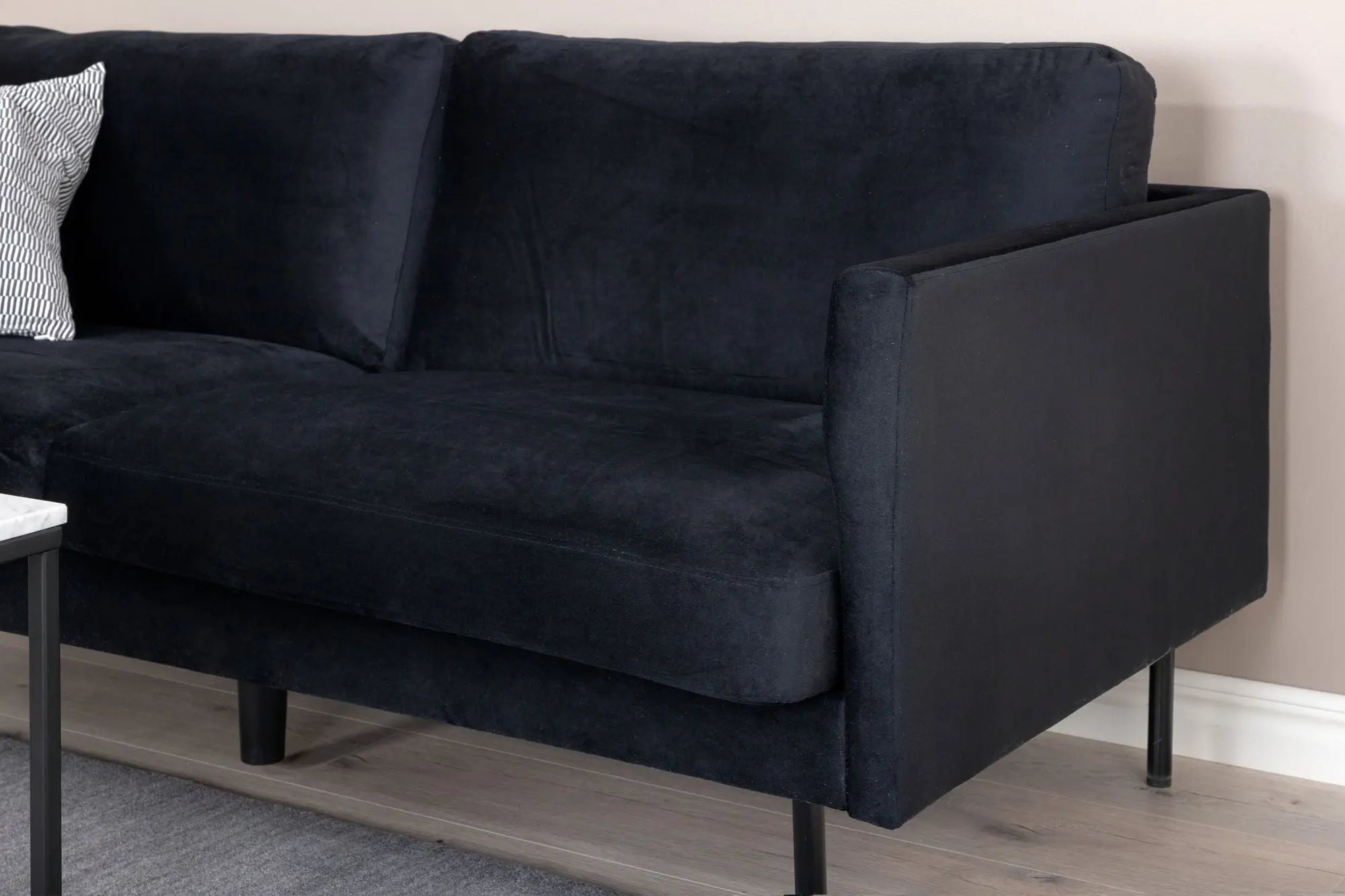 Canapé 2 places Zoom - 180 x 80 - Polyester Velvet