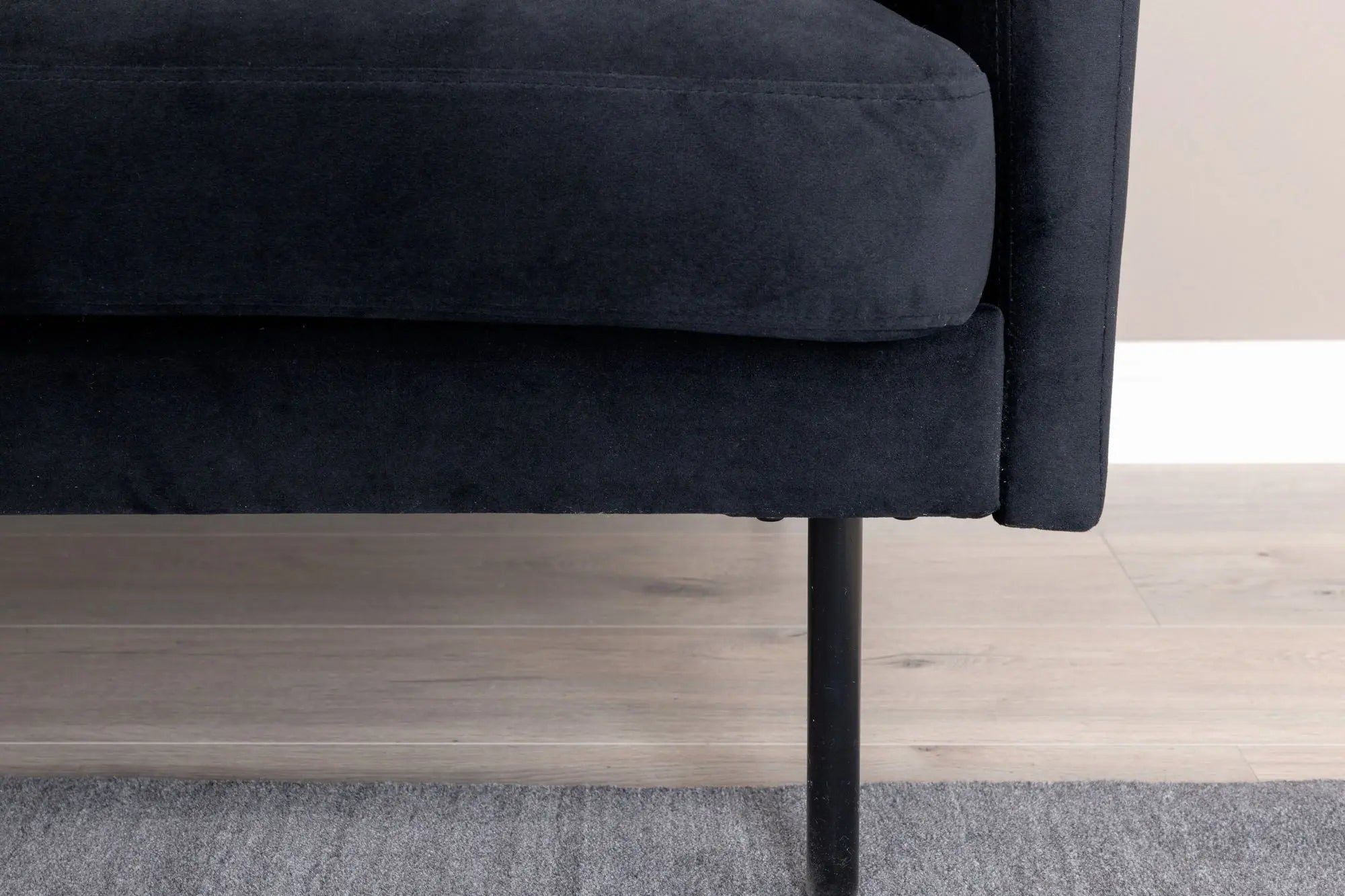 Canapé 2 places Zoom - 180 x 80 - Polyester Velvet
