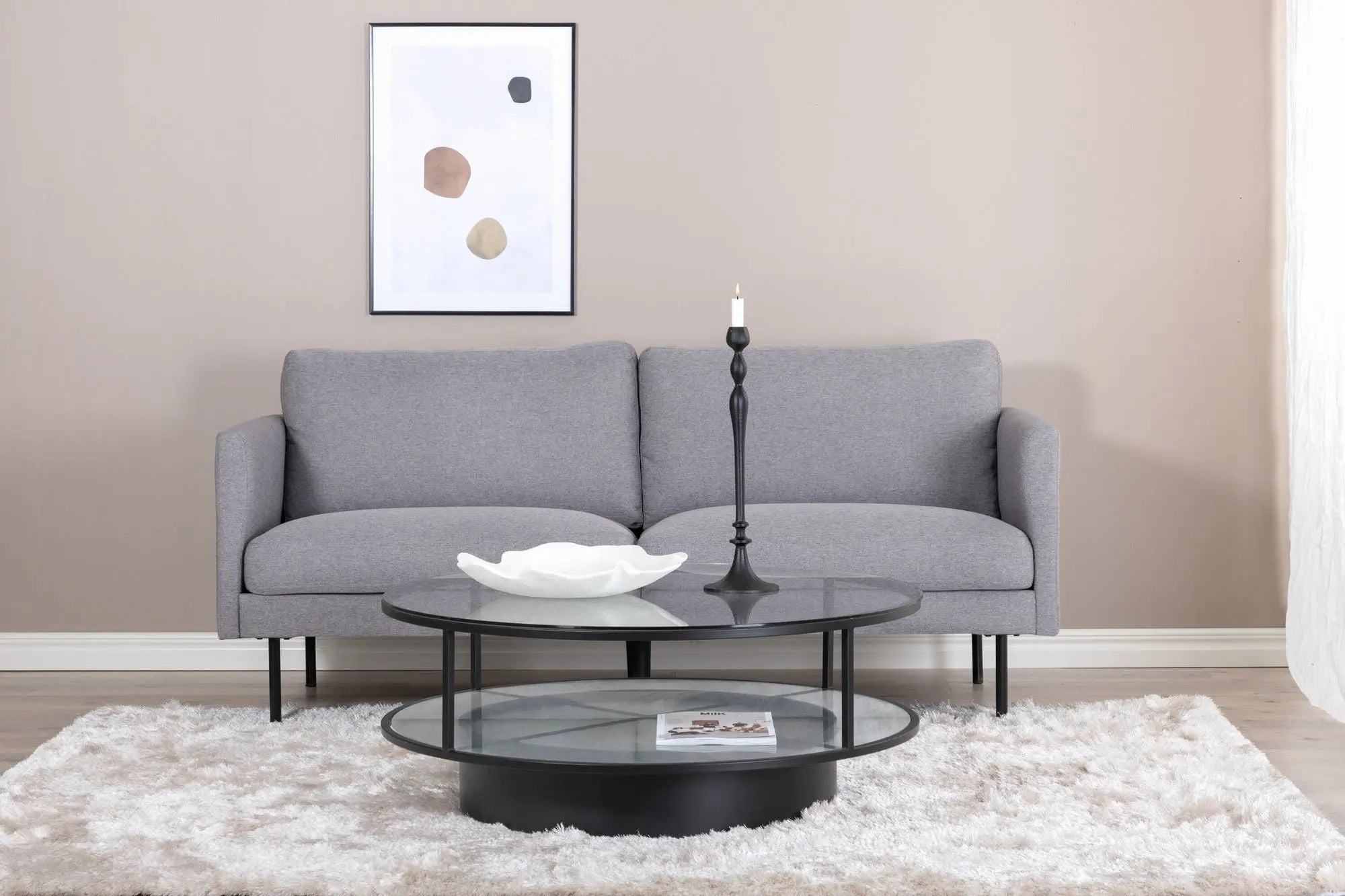 Canapé 2 places Zoom - 180 x 80 - Polyester