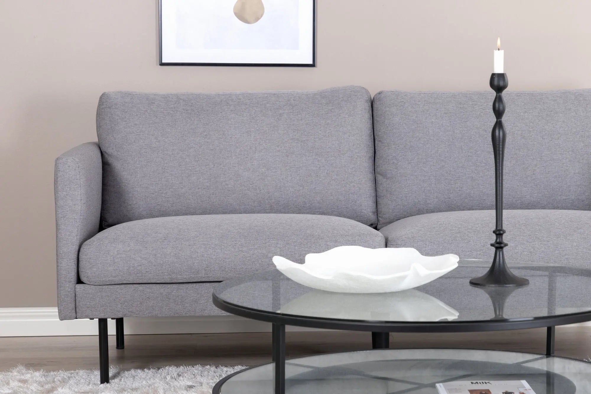 Canapé 2 places Zoom - 180 x 80 - Polyester