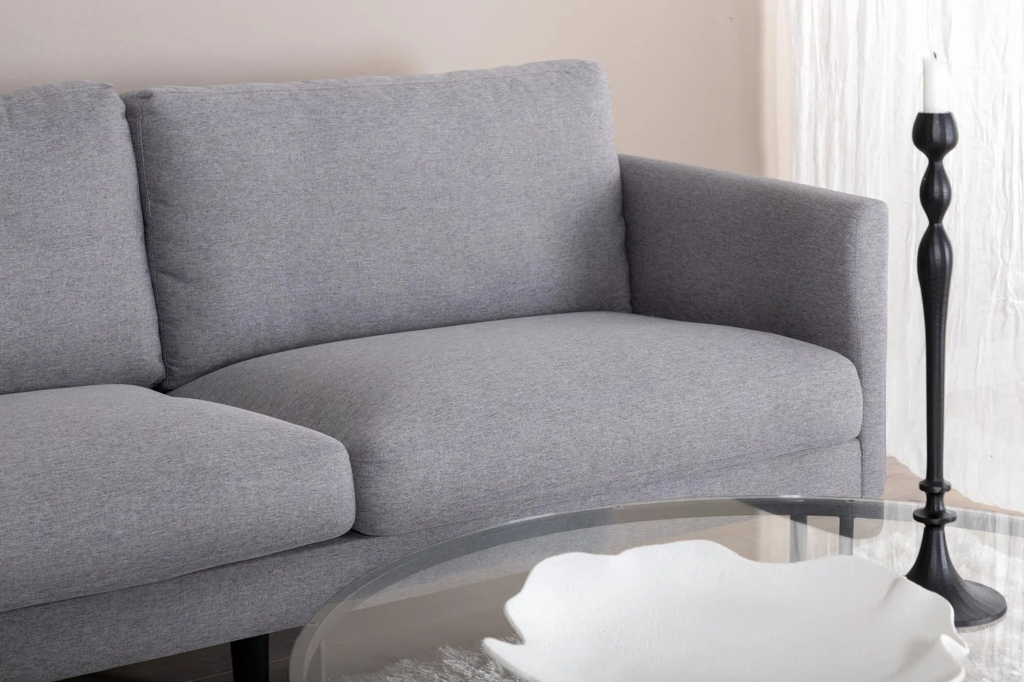 Canapé 2 places Zoom - 180 x 80 - Polyester