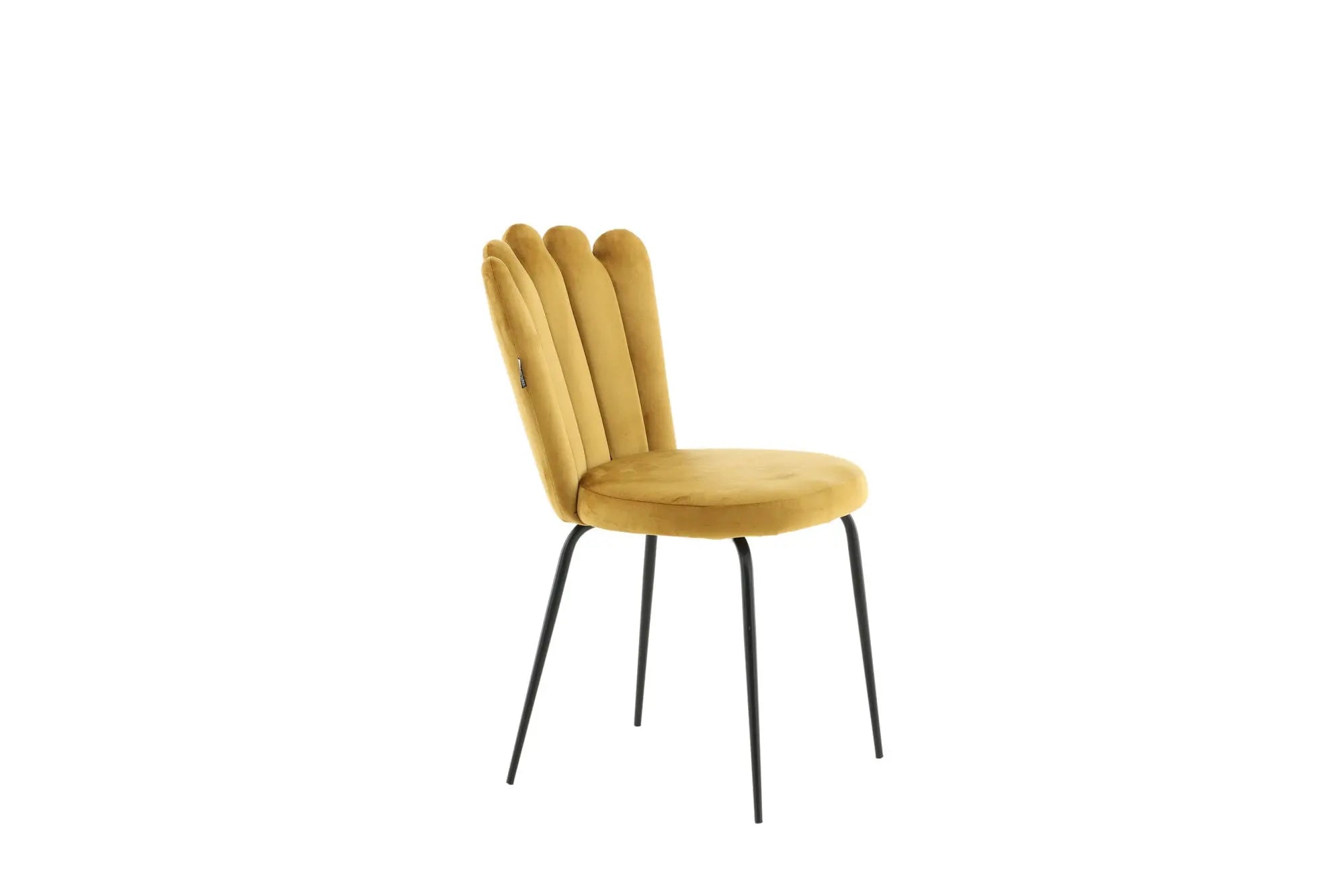 Lot de 2 chaises de salle à manger Limhamn - 54 x 44,5 x 82,5 - Polyester Velvet