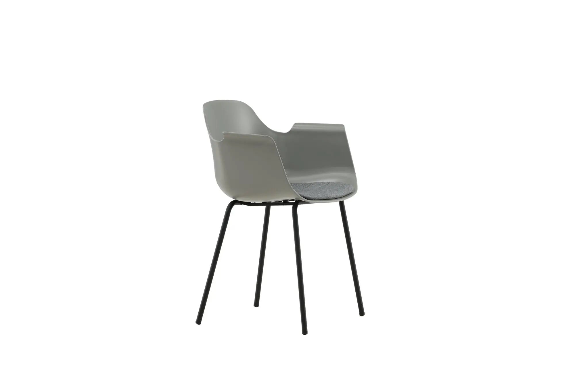 Lot de 2 chaises de salle à manger Comfort - 52 x 60,5 x 79,5 - Plastique