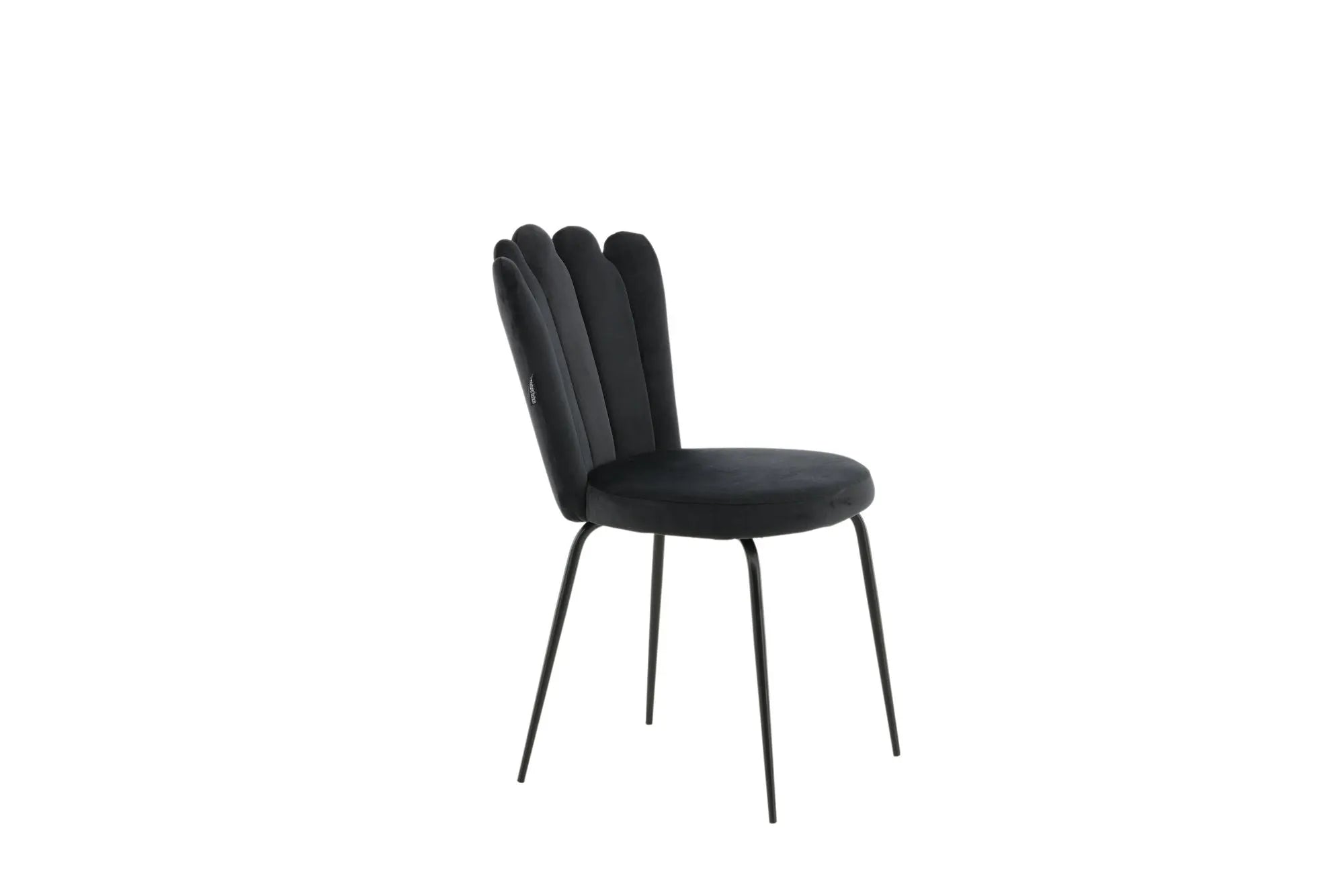 Lot de 2 chaises de salle à manger Limhamn - 54 x 44,5 x 82,5 - Polyester Velvet