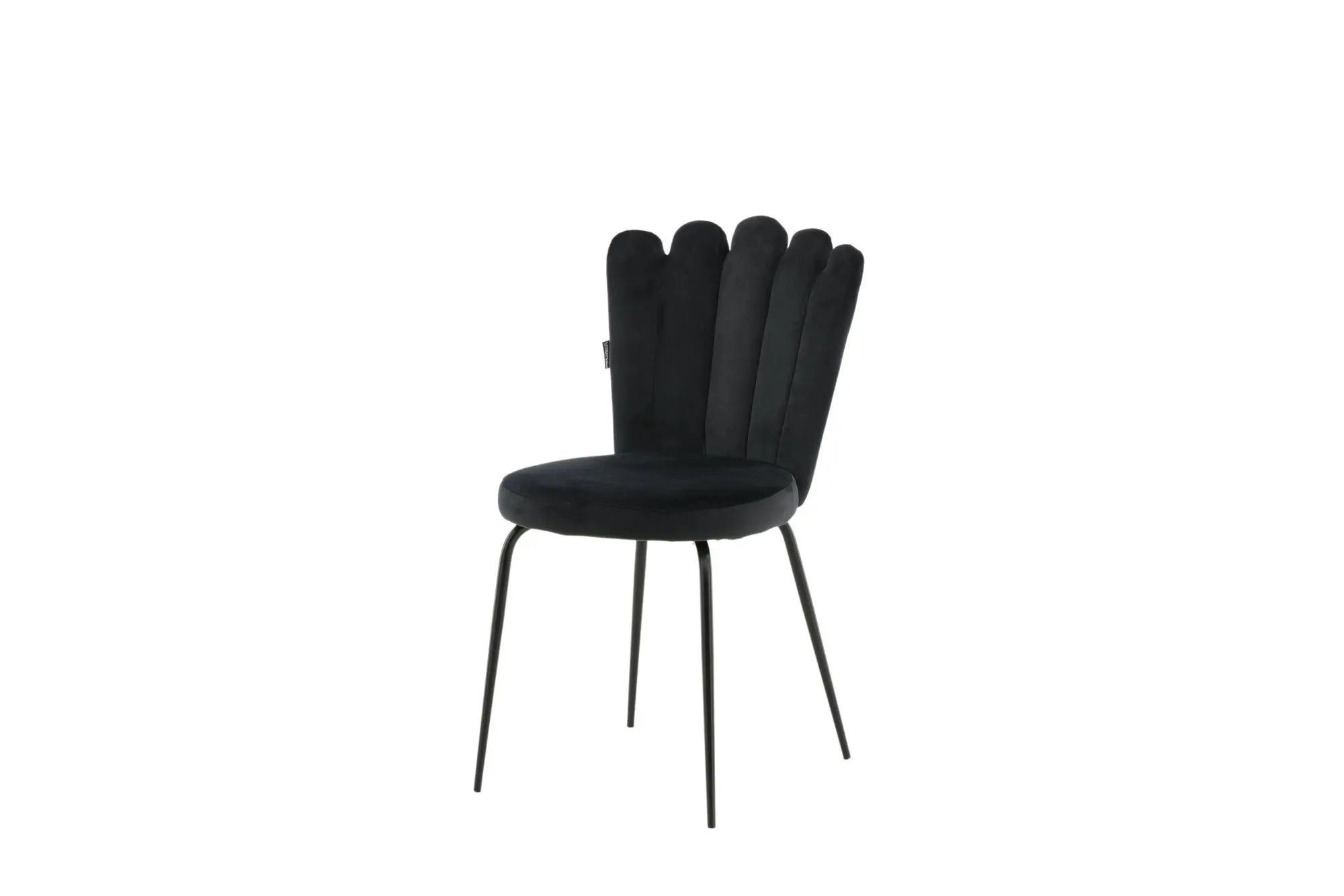 Lot de 2 chaises de salle à manger Limhamn - 54 x 44,5 x 82,5 - Polyester Velvet