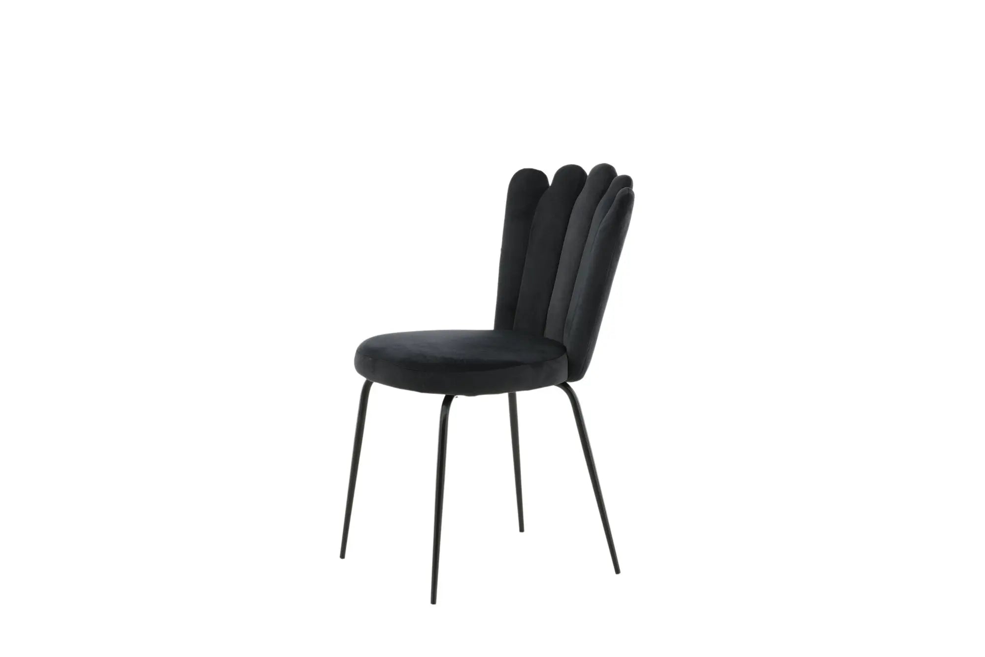 Lot de 2 chaises de salle à manger Limhamn - 54 x 44,5 x 82,5 - Polyester Velvet