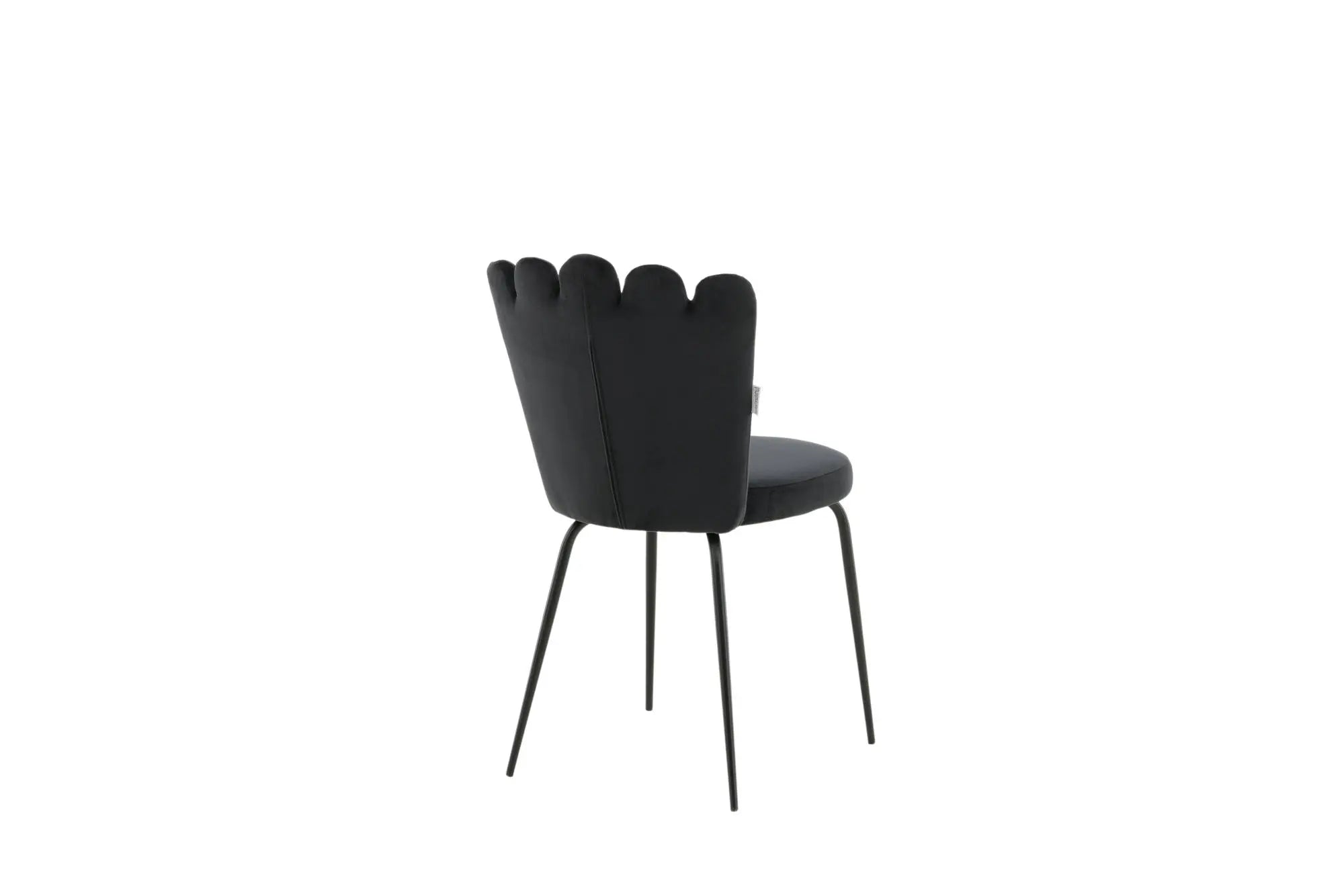 Lot de 2 chaises de salle à manger Limhamn - 54 x 44,5 x 82,5 - Polyester Velvet