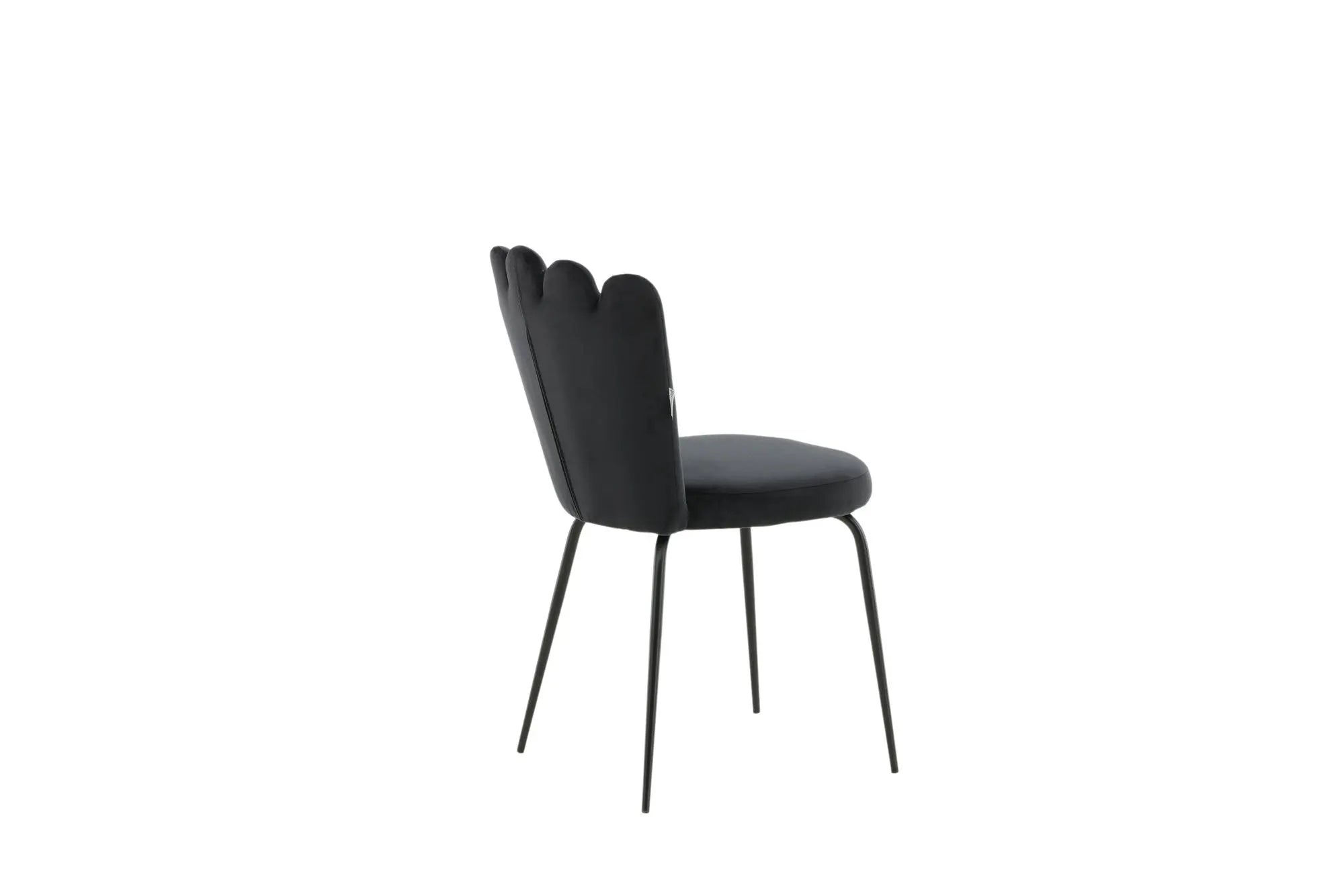 Lot de 2 chaises de salle à manger Limhamn - 54 x 44,5 x 82,5 - Polyester Velvet