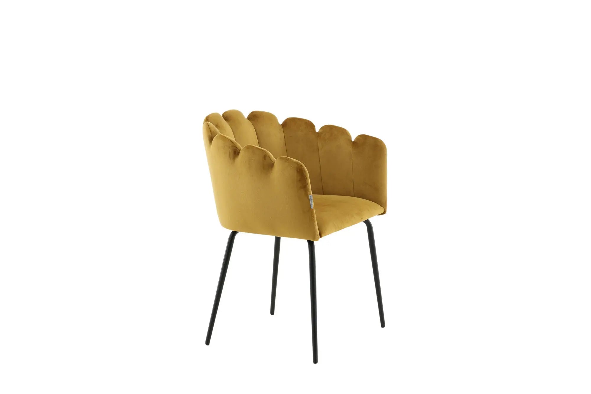 Chaise de salle à manger Limhamn - 54 x 61 x 76,56 - Polyester Velvet