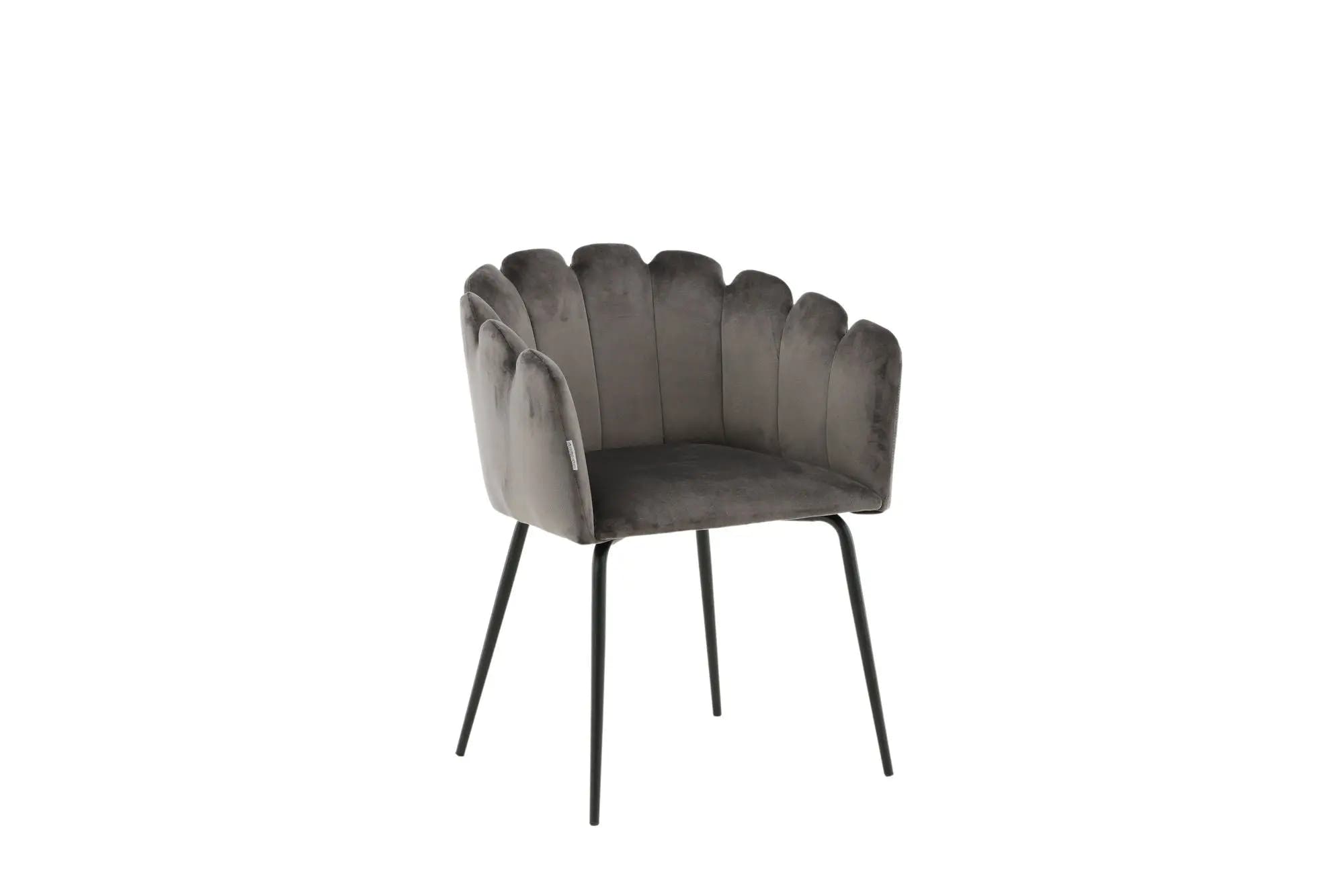 Chaise de salle à manger Limhamn - 54 x 61 x 76,56 - Polyester Velvet