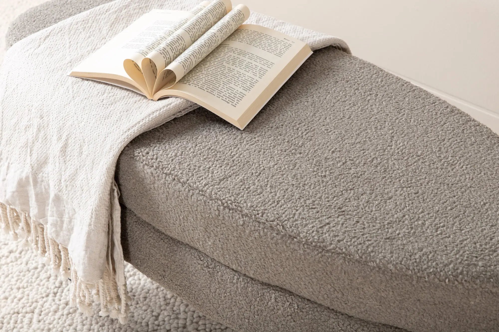 Pouf Otto - 100 x 40 x 41 - Nounours en polyester
