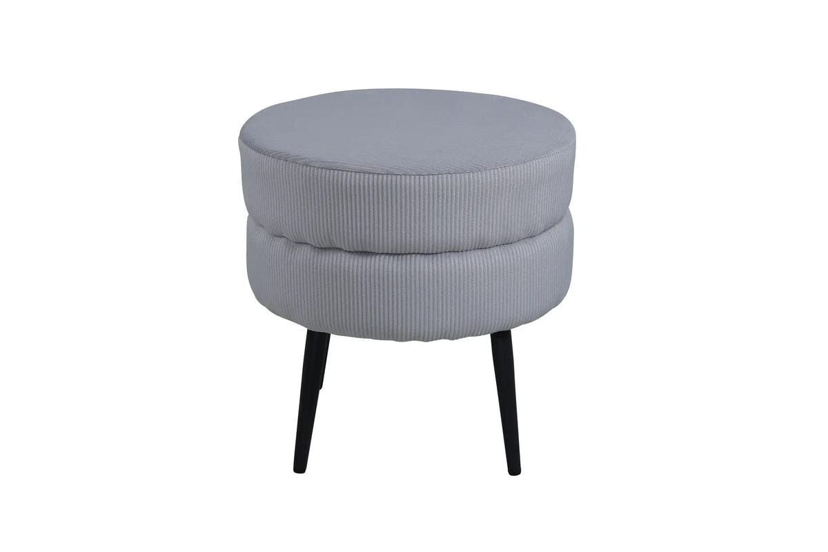 Pouf Pot - ø40 - Polyester velours côtelé