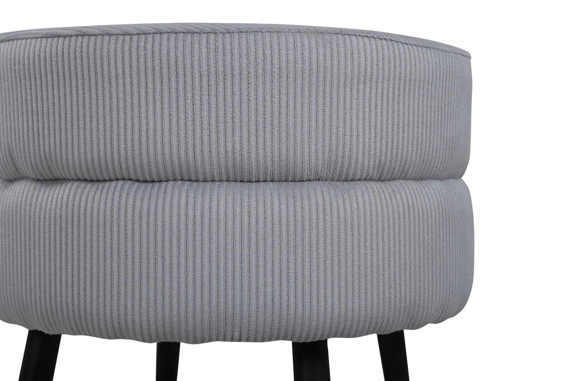 Pouf Pot - ø40 - Polyester velours côtelé