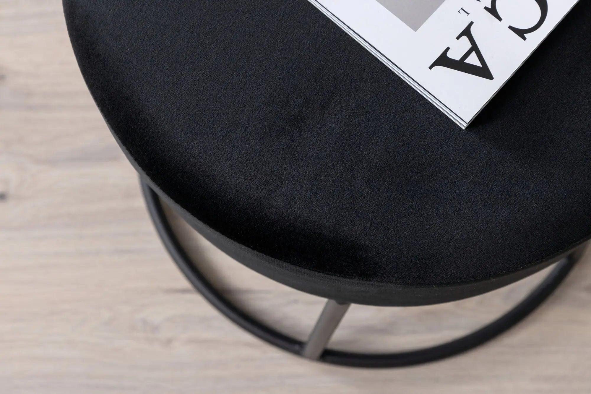 Pouf Petra - ø45,5 - Polyester Velvet