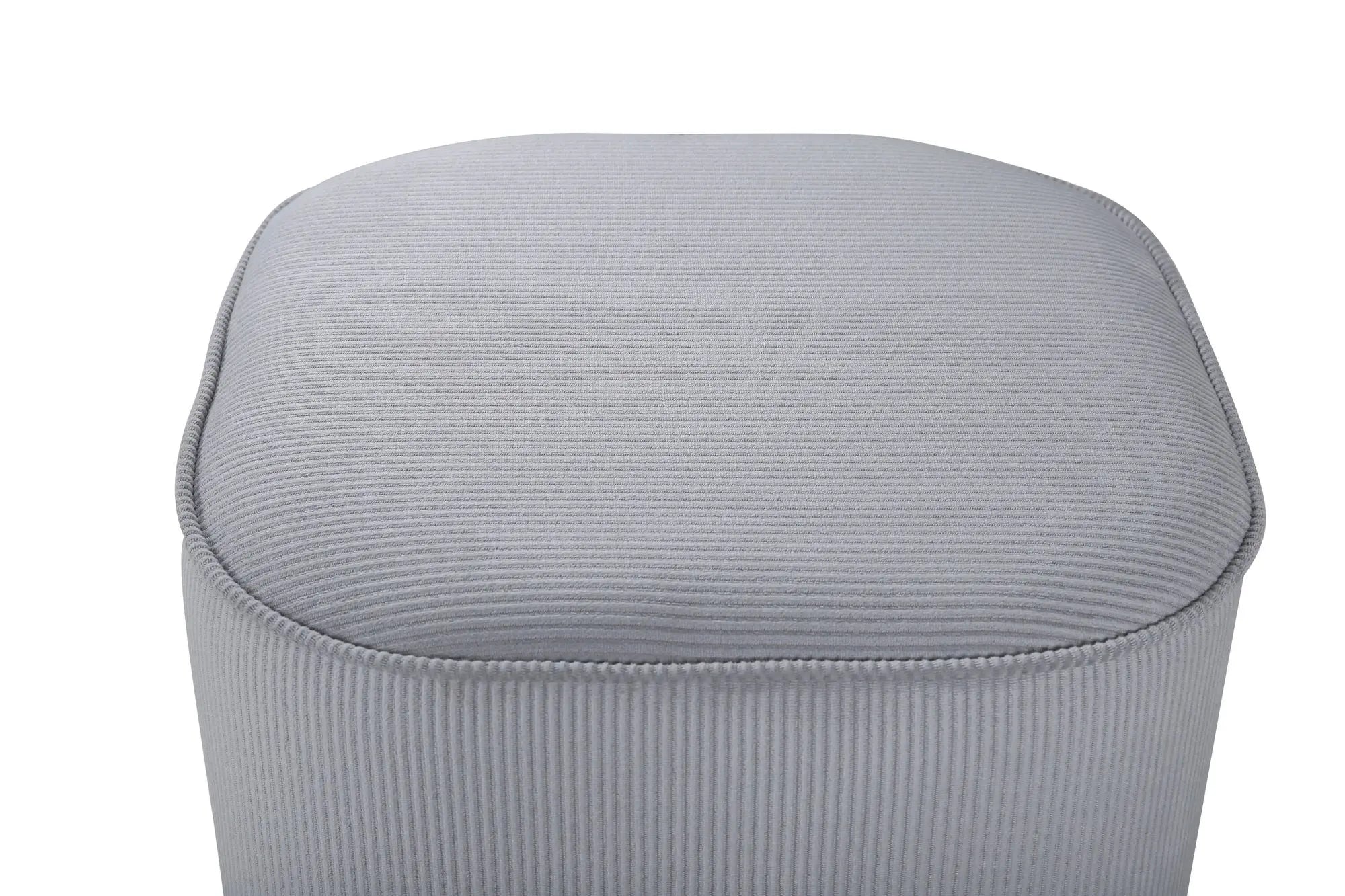 Pouf Piff - ø44 - Polyester velours côtelé