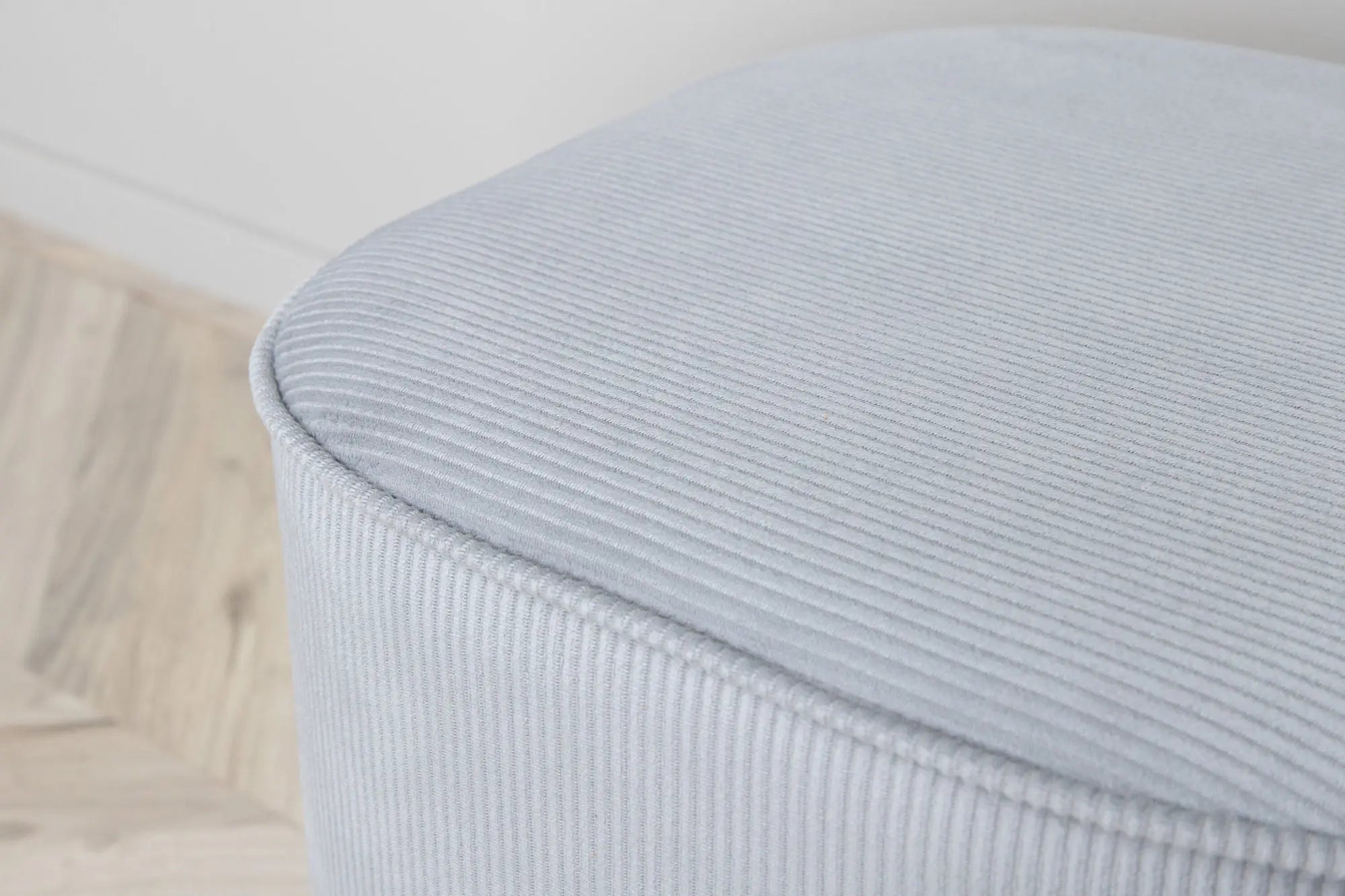 Pouf Piff - ø44 - Polyester velours côtelé