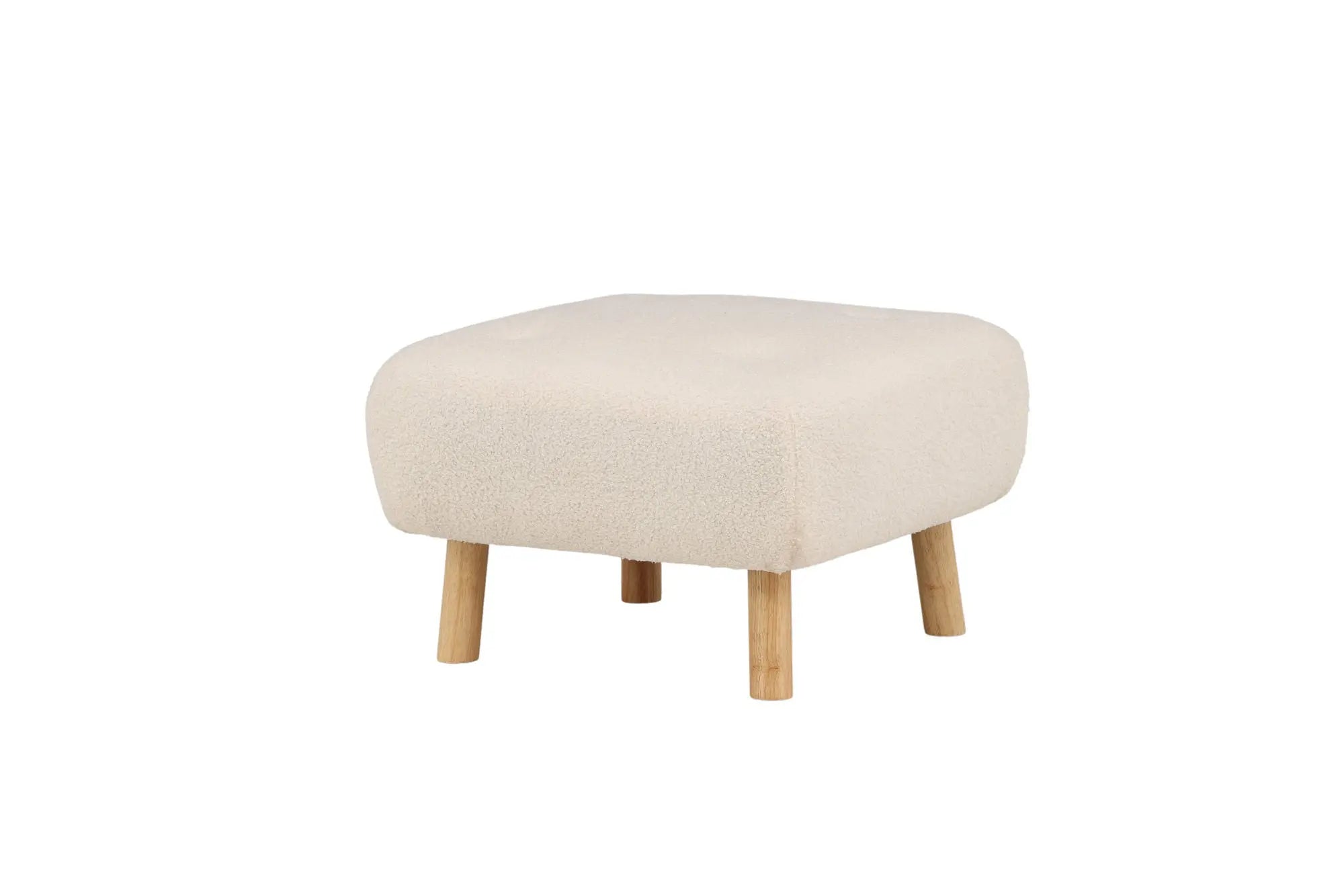 Pouf Salina - 60 x 60 x 28 - Nounours en polyester