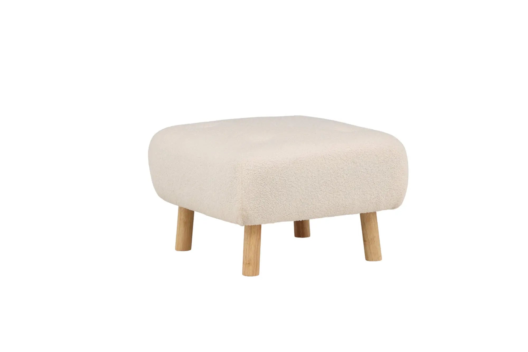 Pouf Salina - 60 x 60 x 28 - Nounours en polyester