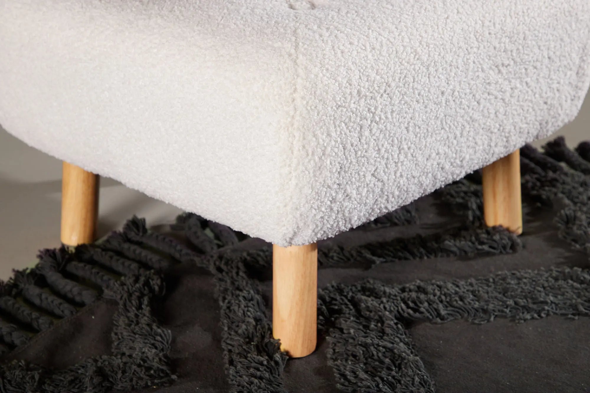 Pouf Salina - 60 x 60 x 28 - Nounours en polyester