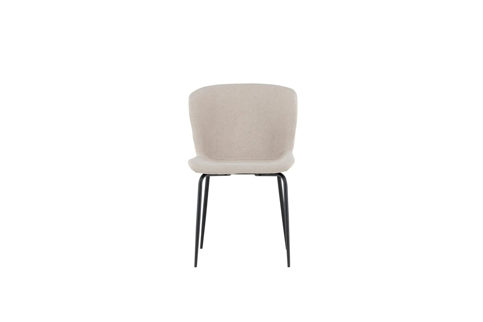 Lot de 2 chaises de salle à manger Modesto - 54 x 48 x 79,5 - Acier