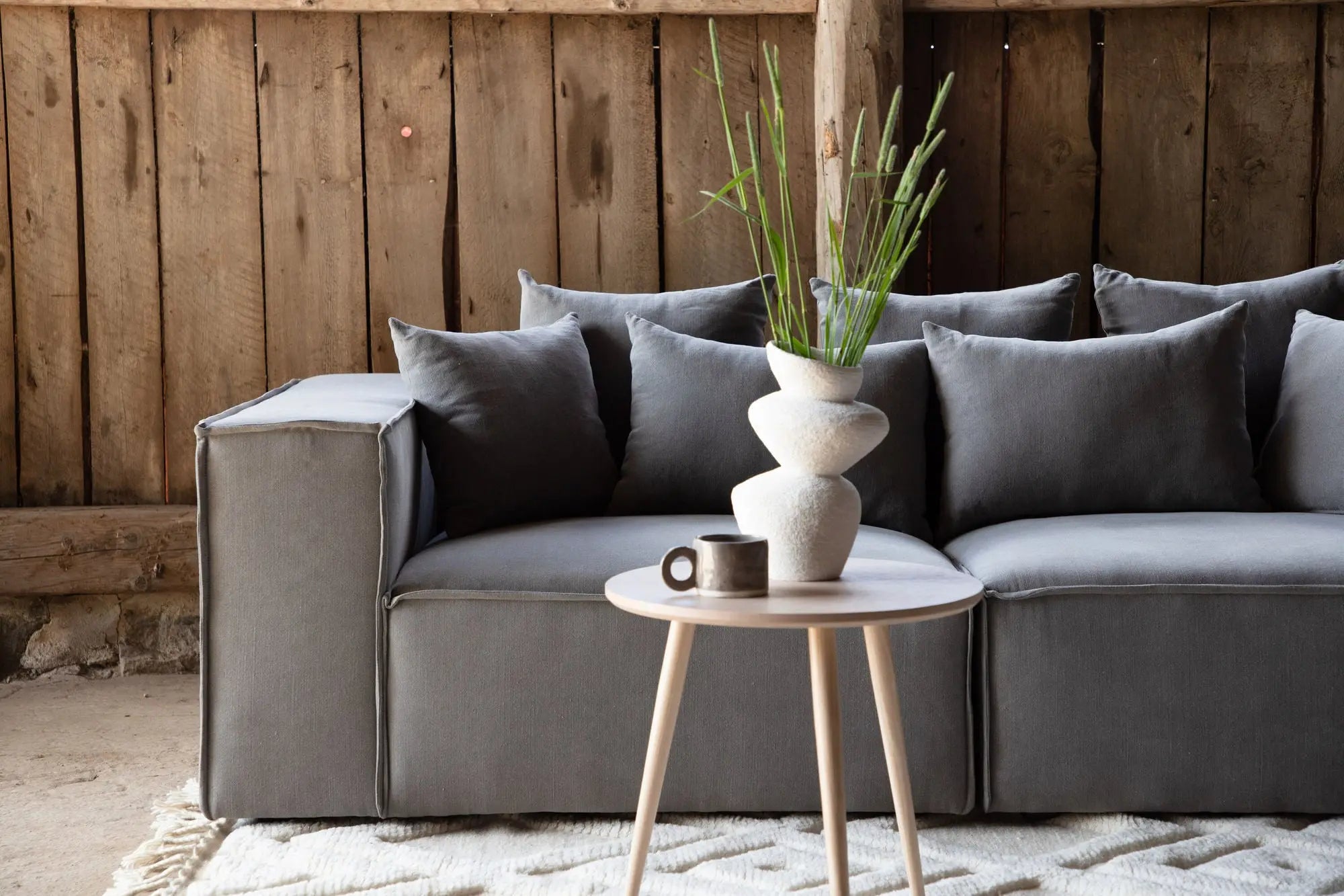 Canapé Gillholmen - 232 x 116 - Polyester Lin