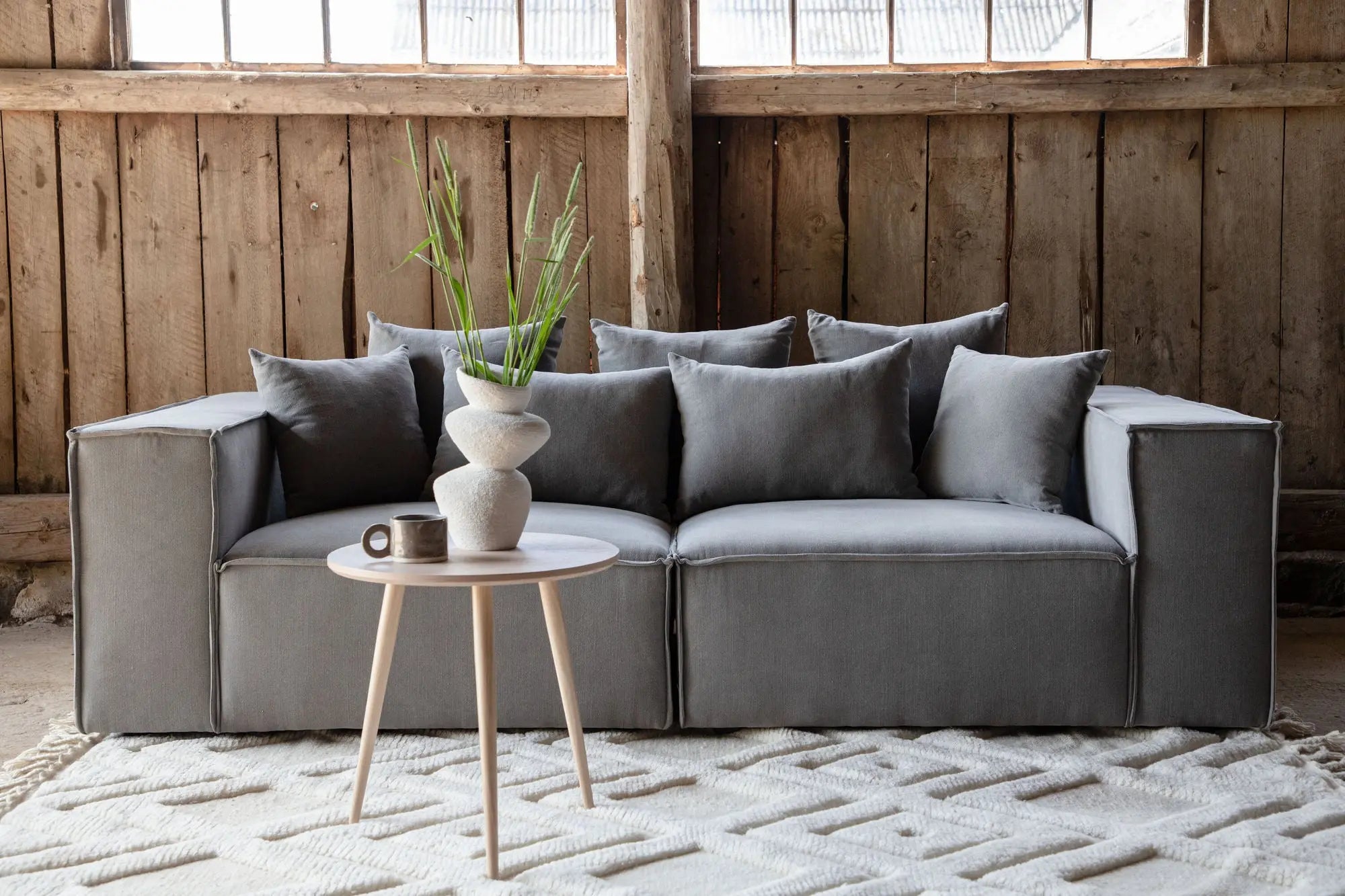 Canapé Gillholmen - 232 x 116 - Polyester Lin
