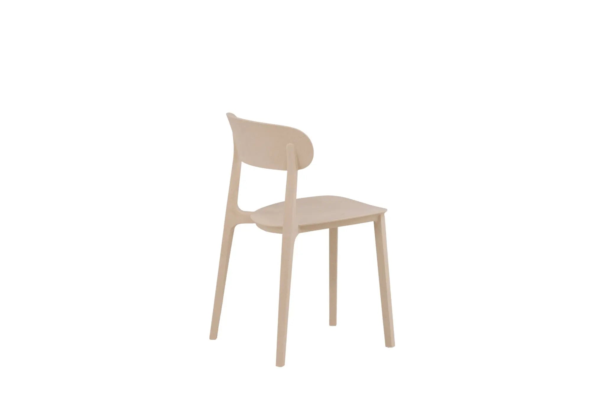 Lot de 2 chaises de salle à manger Åstol - 52 x 50 x 78,5 - Plastique