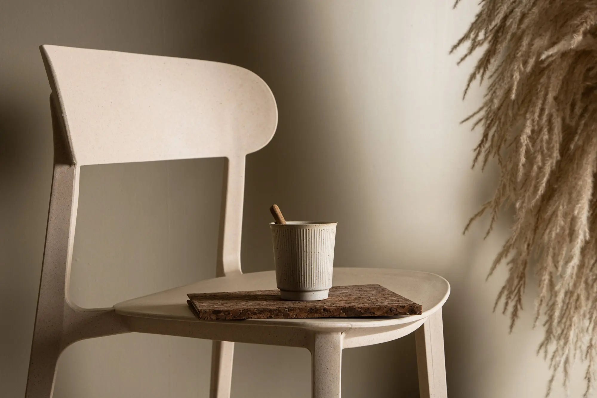 Lot de 2 chaises de salle à manger Åstol - 52 x 50 x 78,5 - Plastique