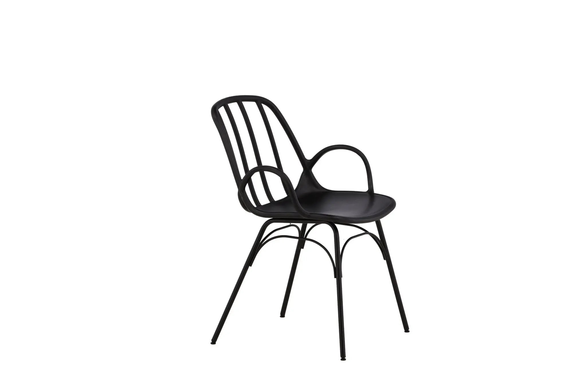 Lot de 2 chaises de salle à manger Dyrön - 59 x 55 x 81 - Plastique