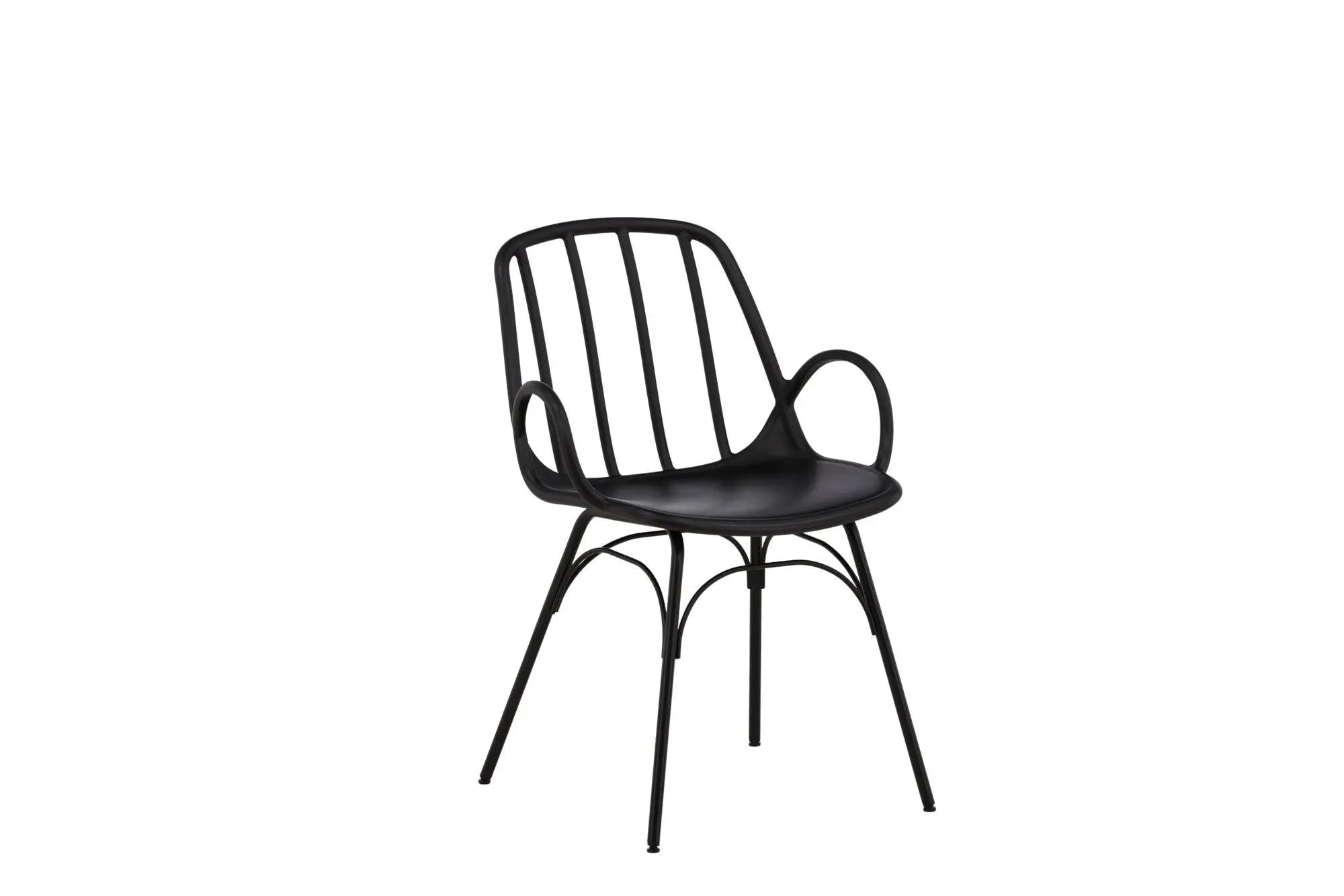 Lot de 2 chaises de salle à manger Dyrön - 59 x 55 x 81 - Plastique