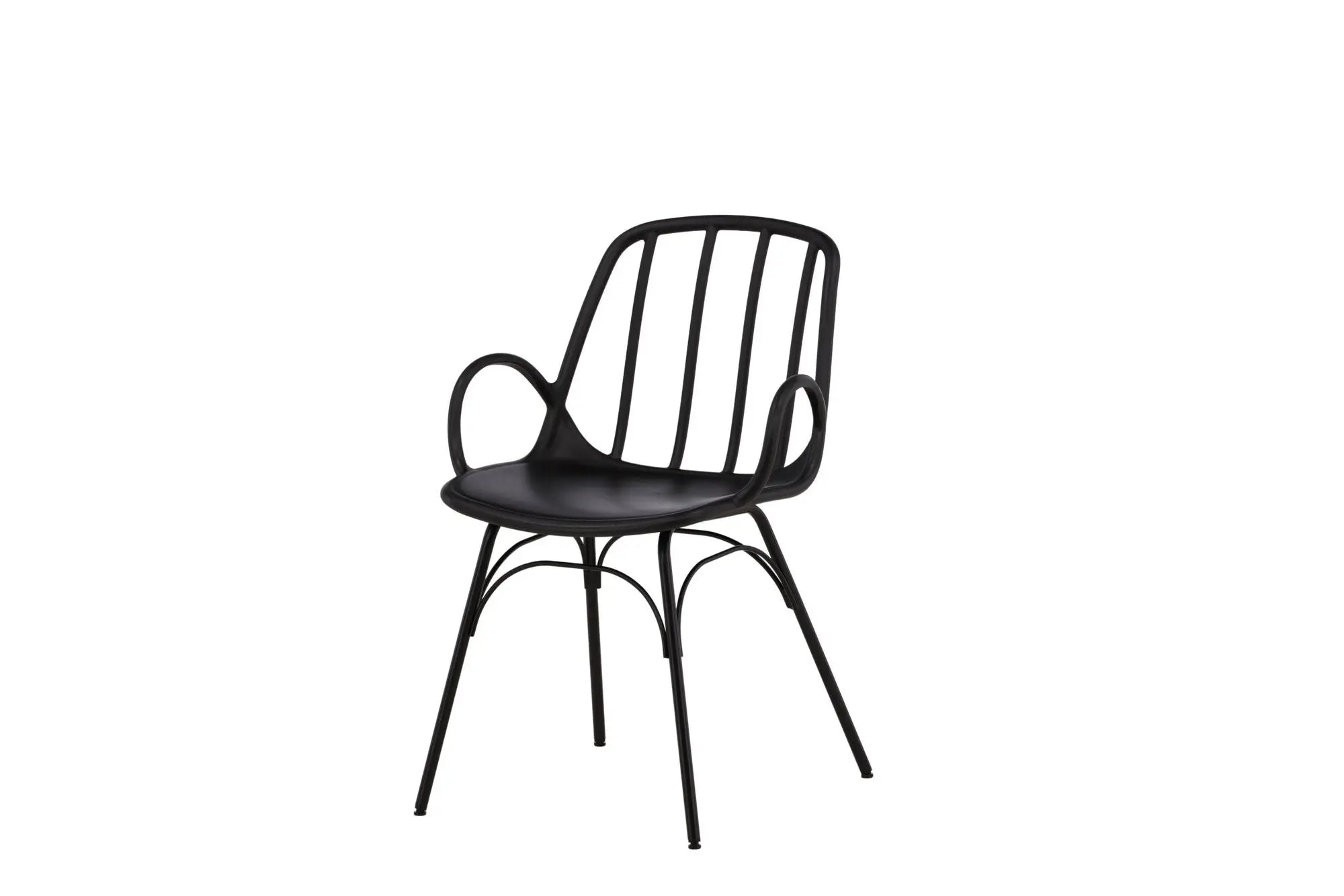 Lot de 2 chaises de salle à manger Dyrön - 59 x 55 x 81 - Plastique