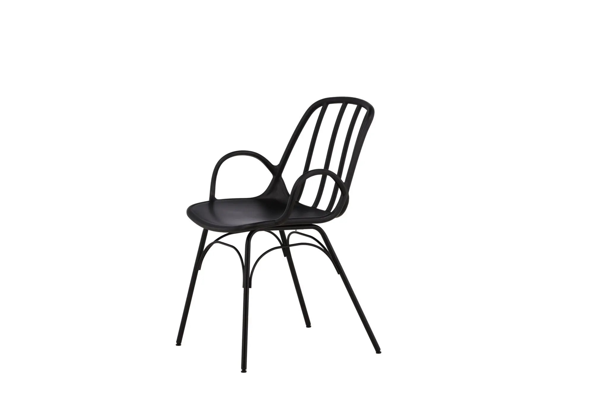 Lot de 2 chaises de salle à manger Dyrön - 59 x 55 x 81 - Plastique