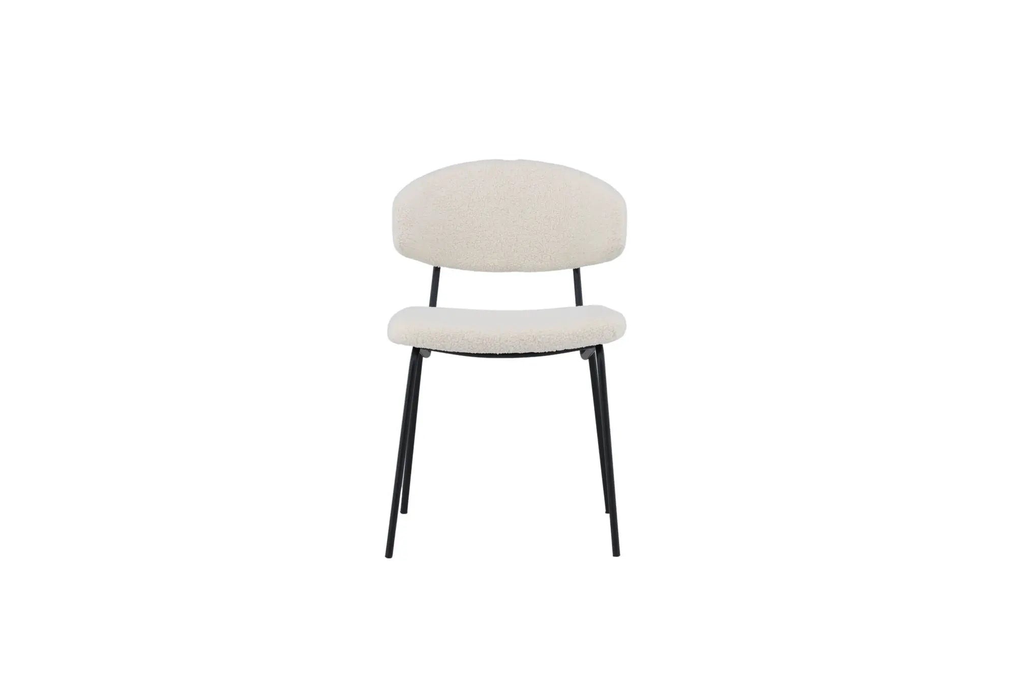 Lot de 2 chaises de salle à manger Chico - 57 x 50 x 79 - Acier